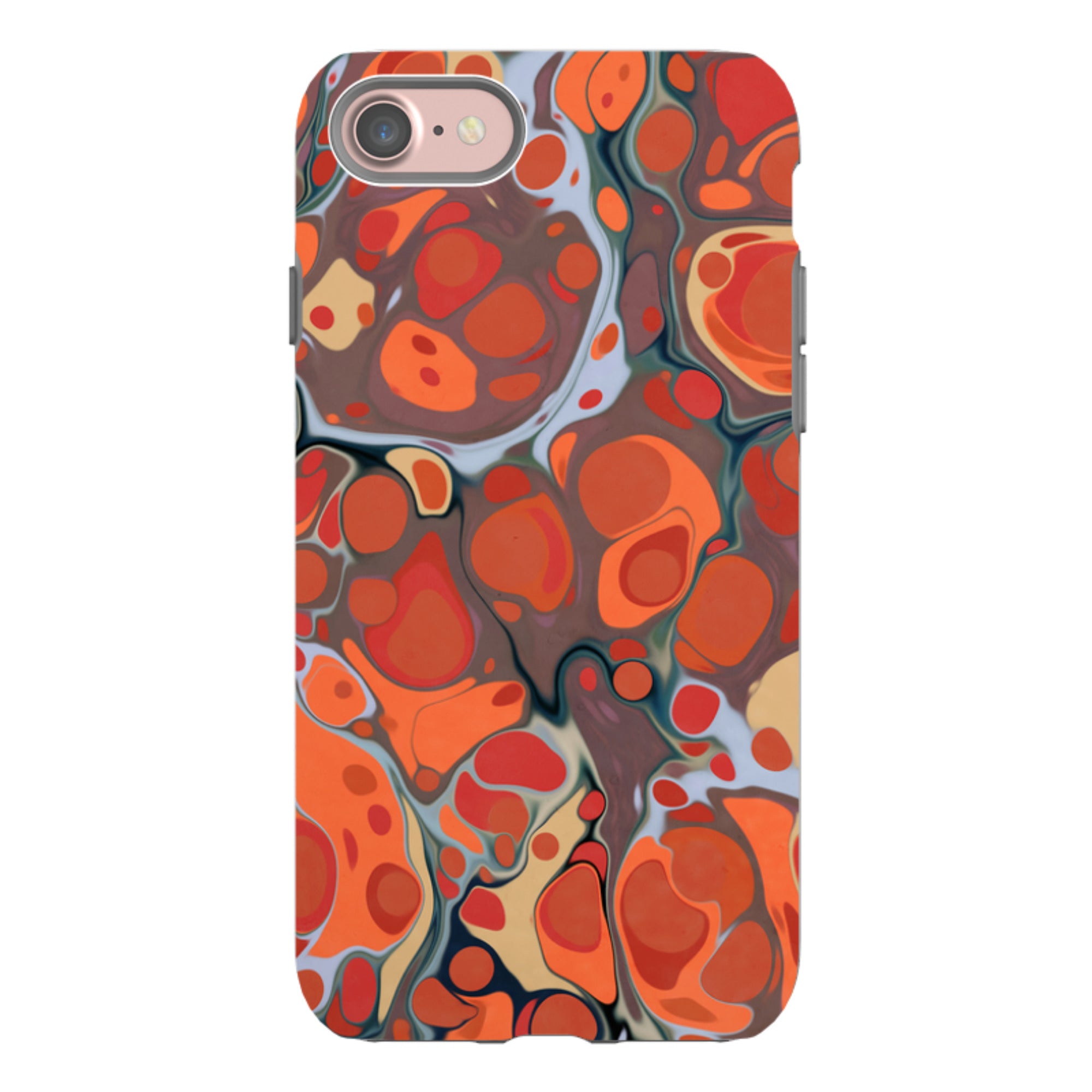 iPhone Tough Case - Flaming Volcano