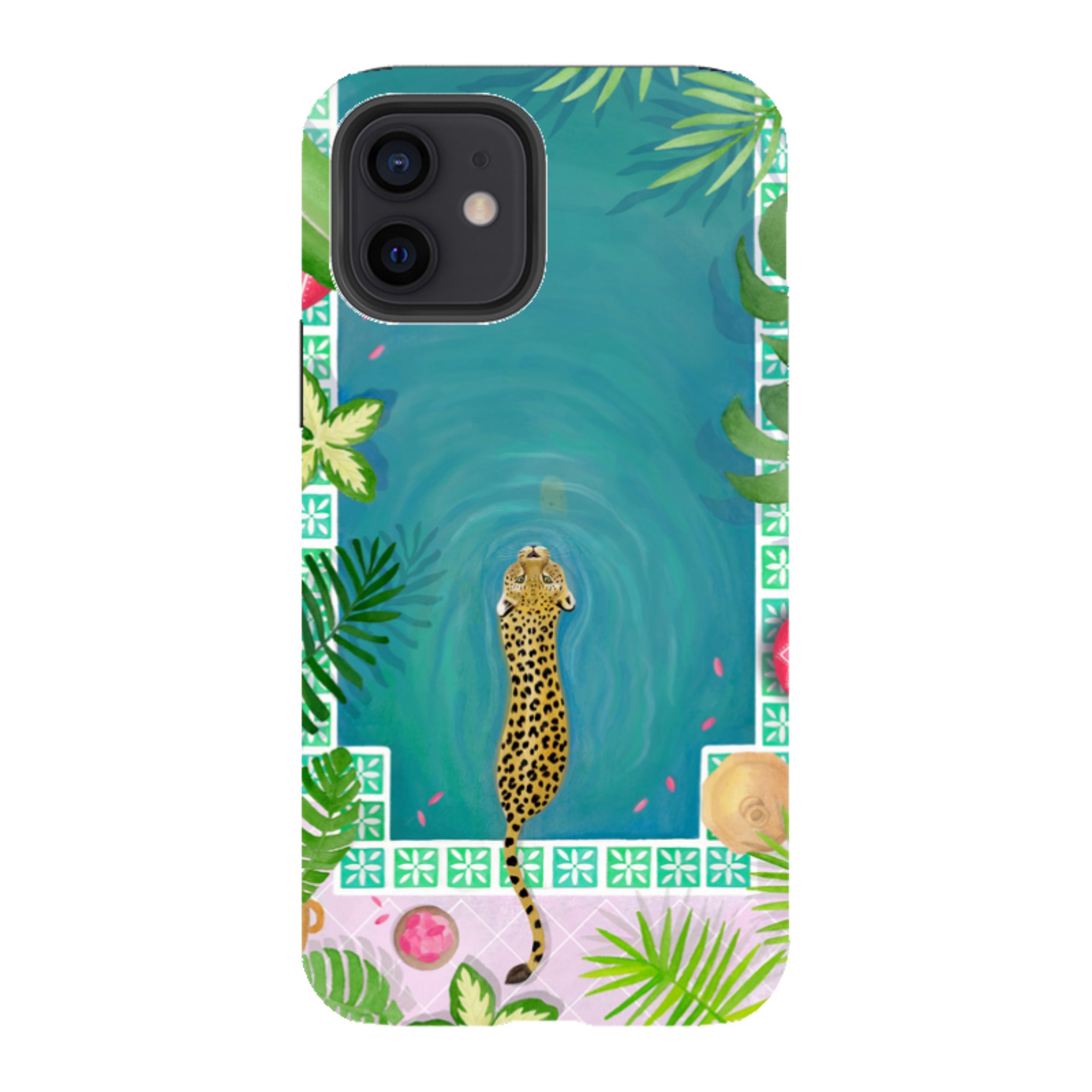 iPhone Case - Morocco Pool Leopard By Bex Parkin