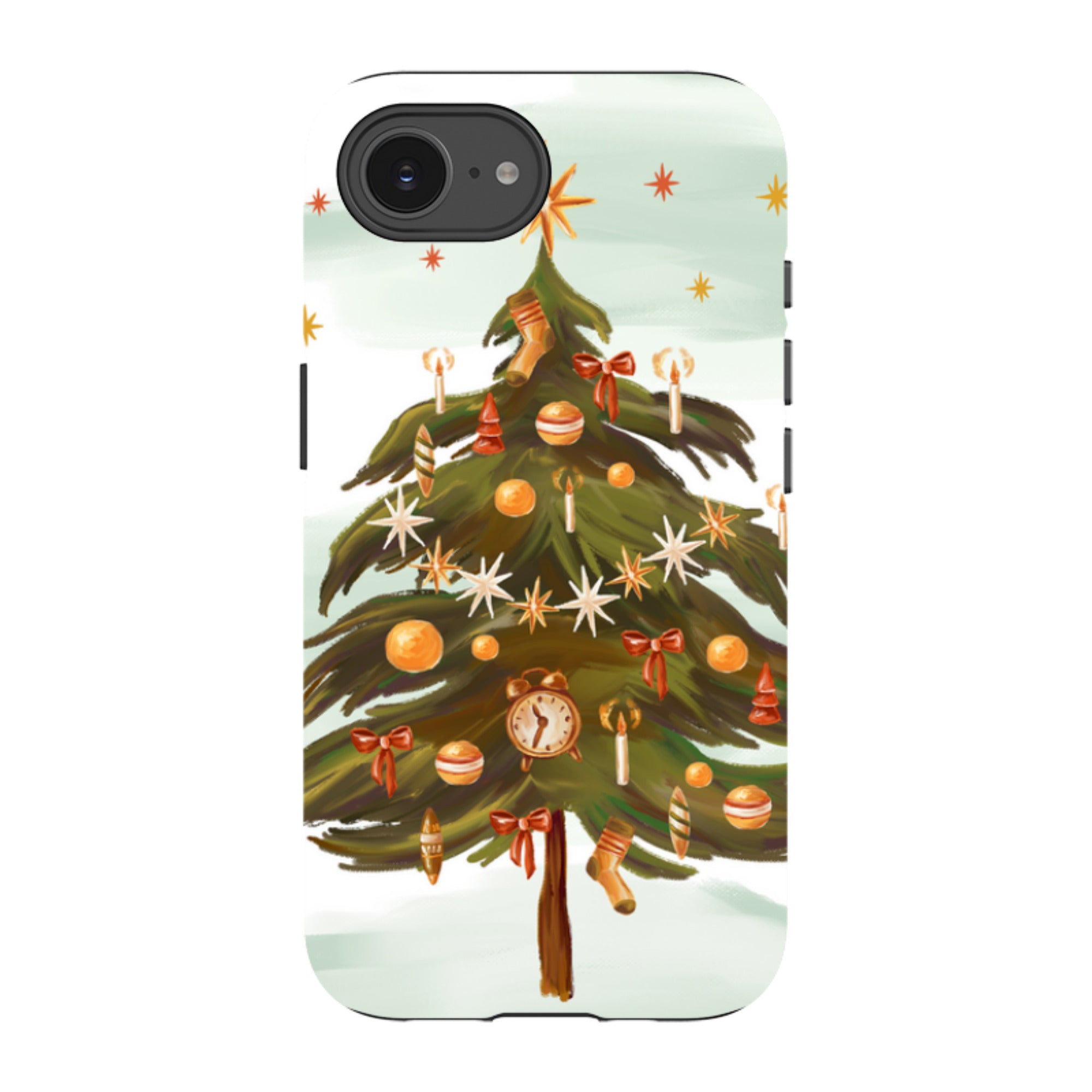iPhone Tough Case - Outdoor Xmas Tree