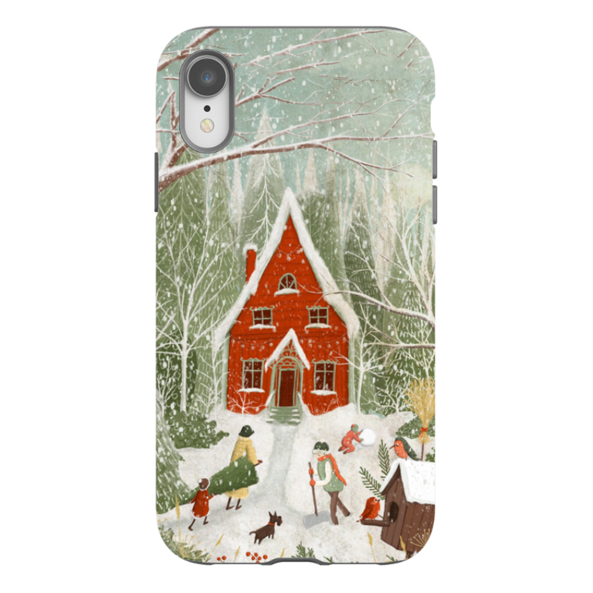 iPhone Tough Case -Christmas Garden Day By Maja Lindberg