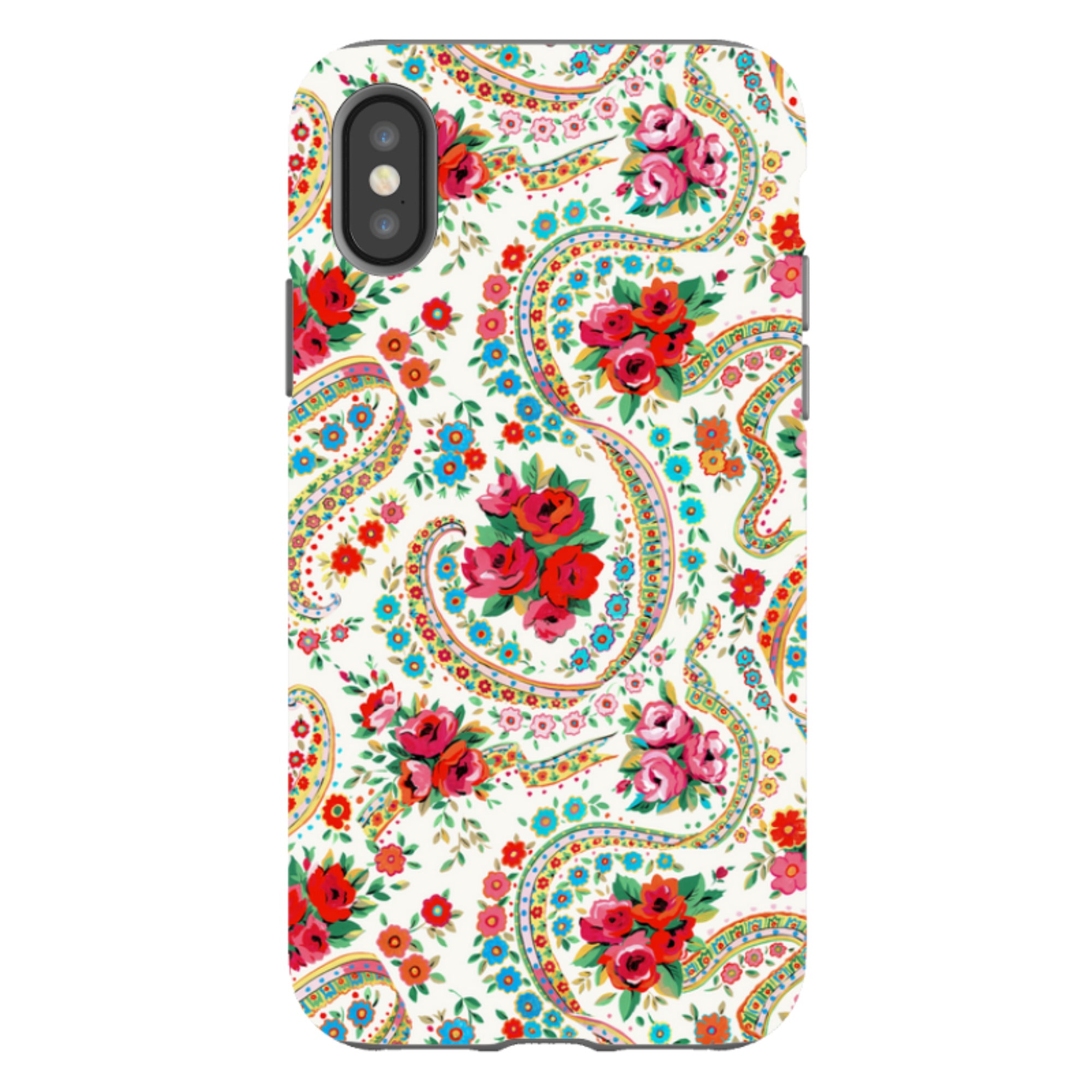 iPhone Tough Case - Ribbons & Roses By Sarah Campbell