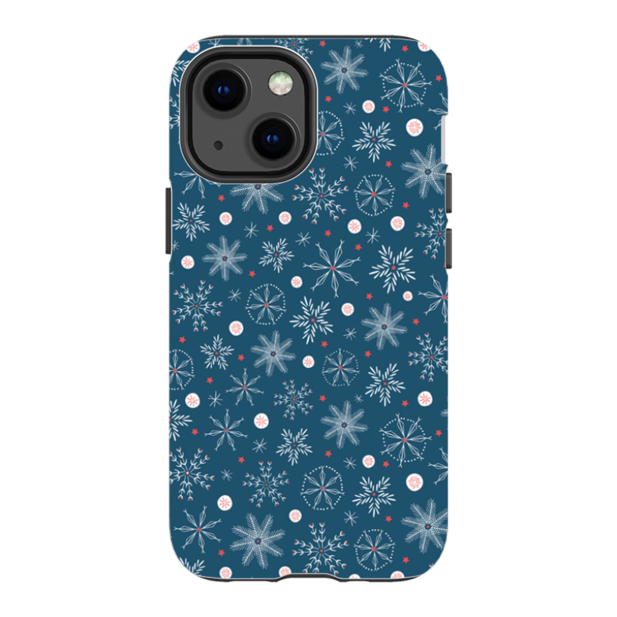 iPhone Tough Case - Christmas Snowflakes By Ali Brookes