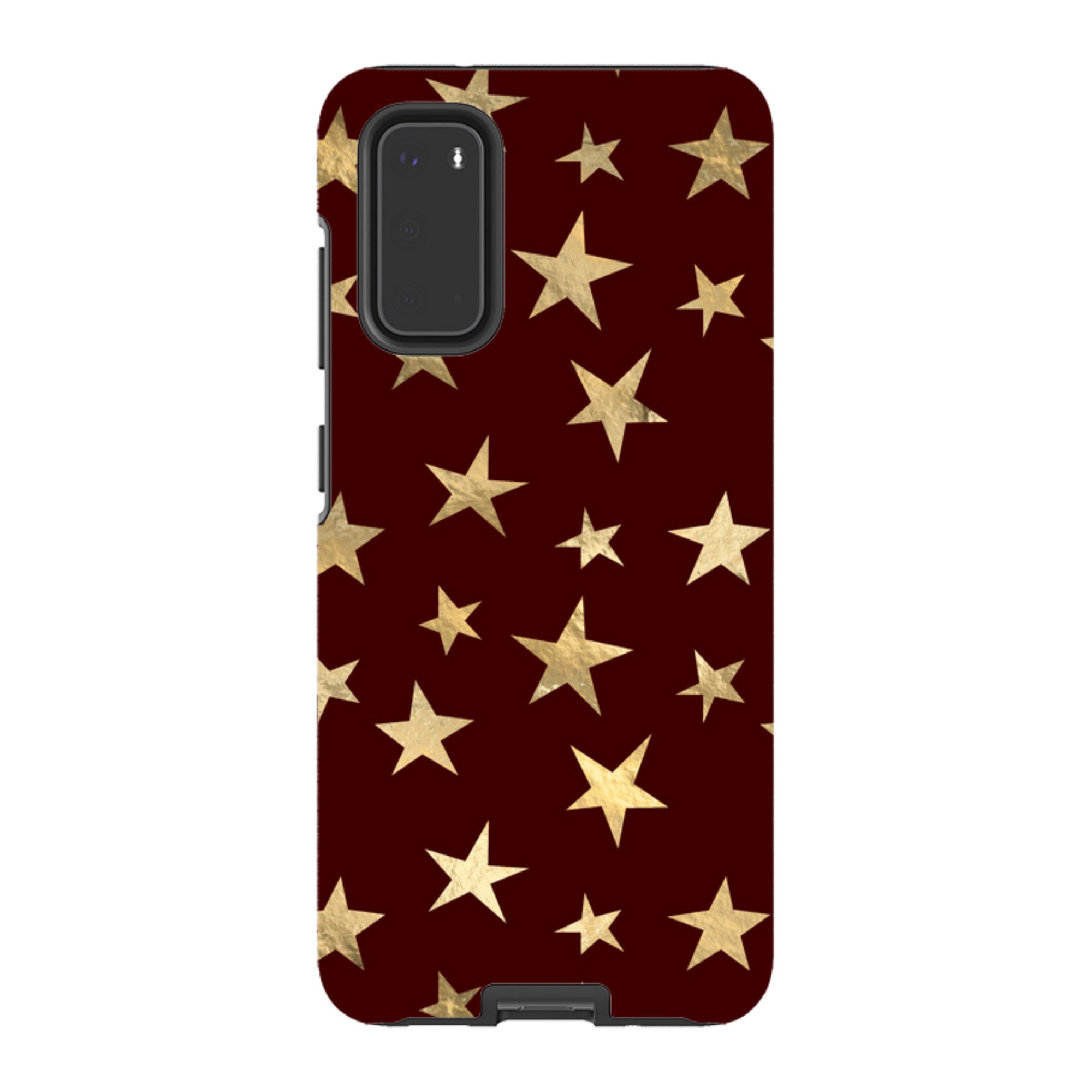 Samsung Tough Case - Brown and Gold Stars