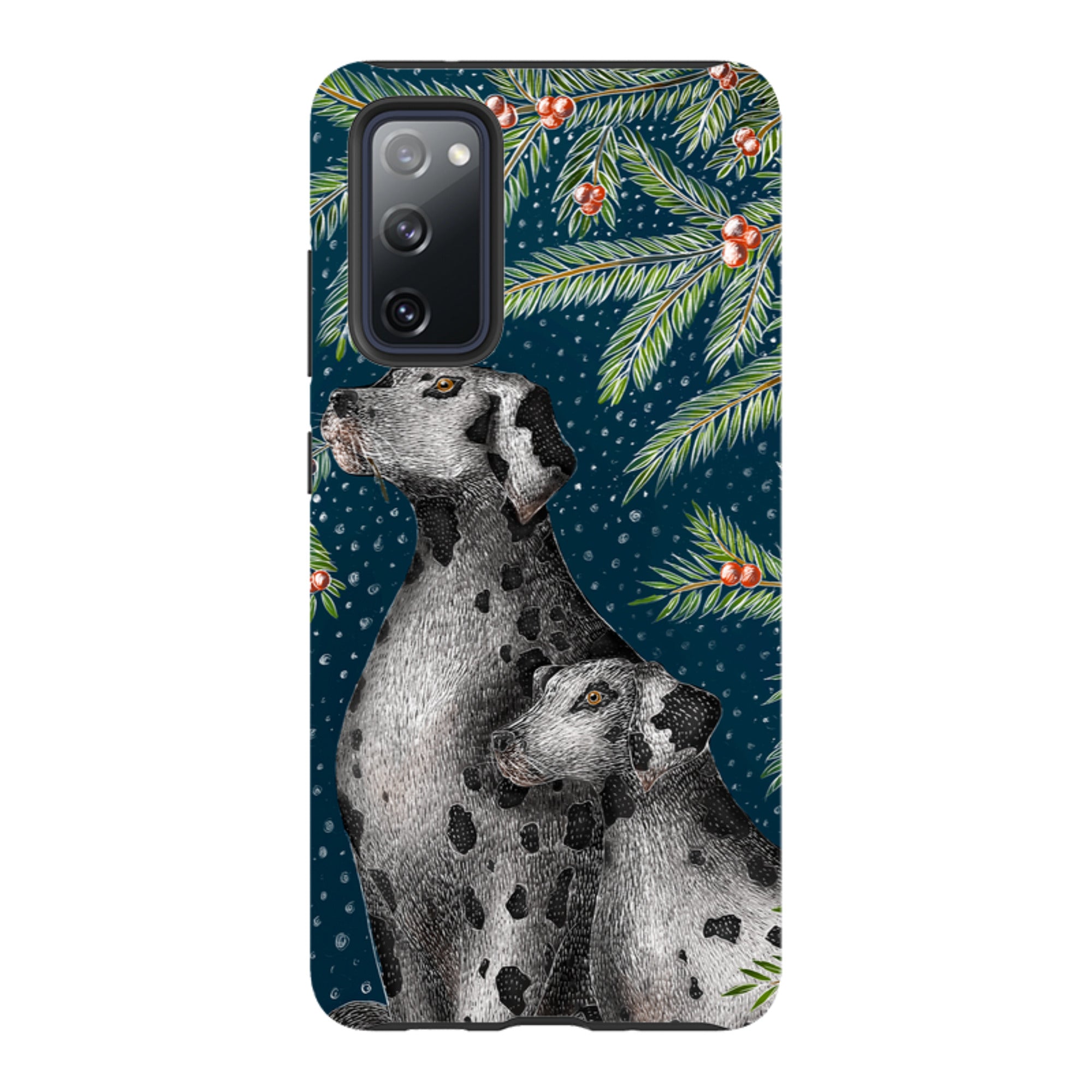 Samsung Tough Case - Christmas Dalmatians By Catherine Rowe