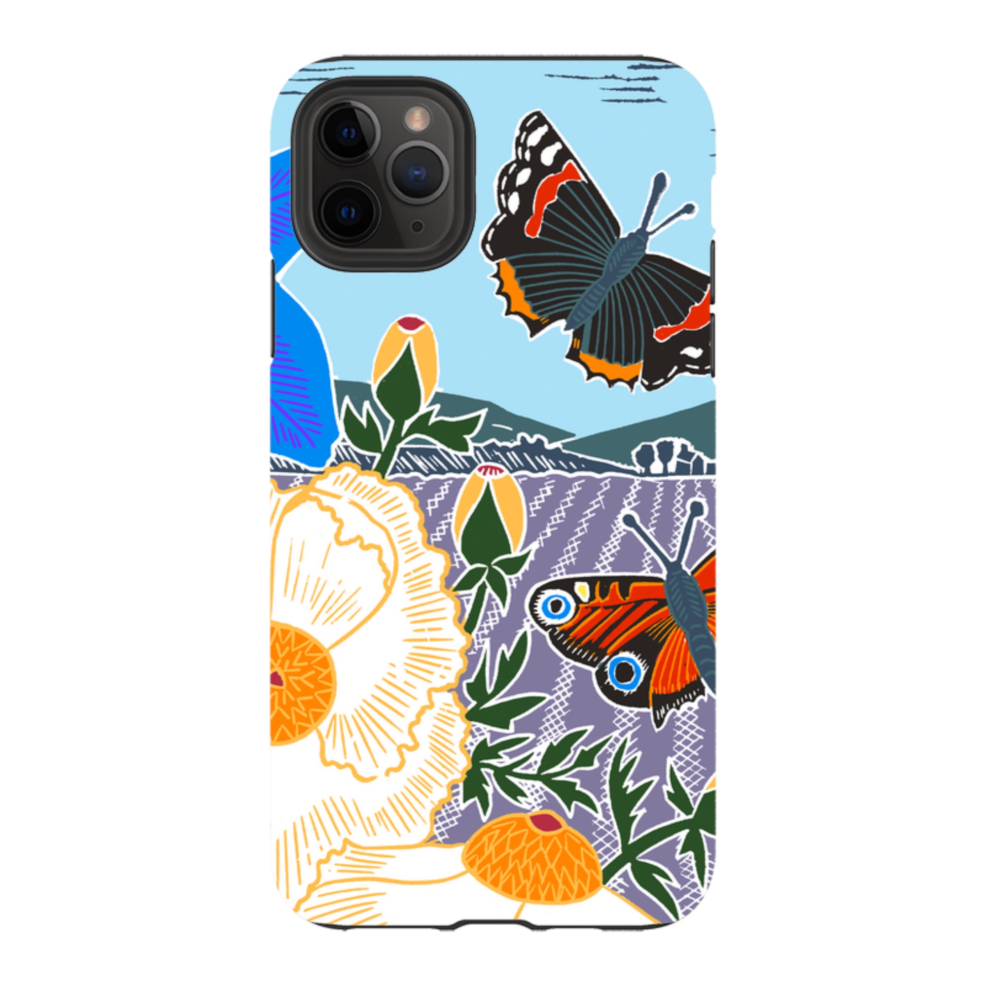 iPhone Tough Case - Bold Butterflies By Kate Heiss