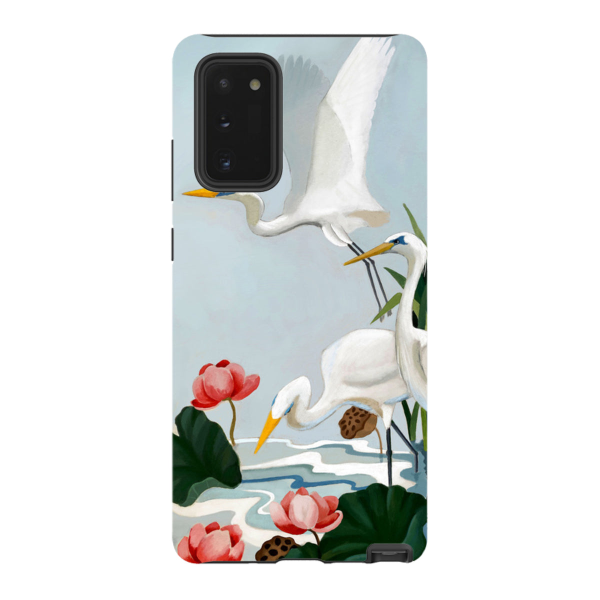 Samsung Tough Case - Egrets And Lillie's By Bex Parkin