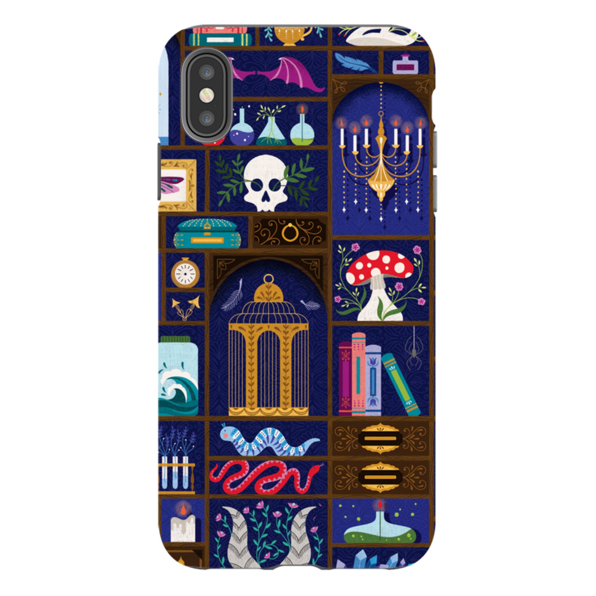 iPhone Tough Case - Cabinet Of Curiosities By Jenny Zemanek
