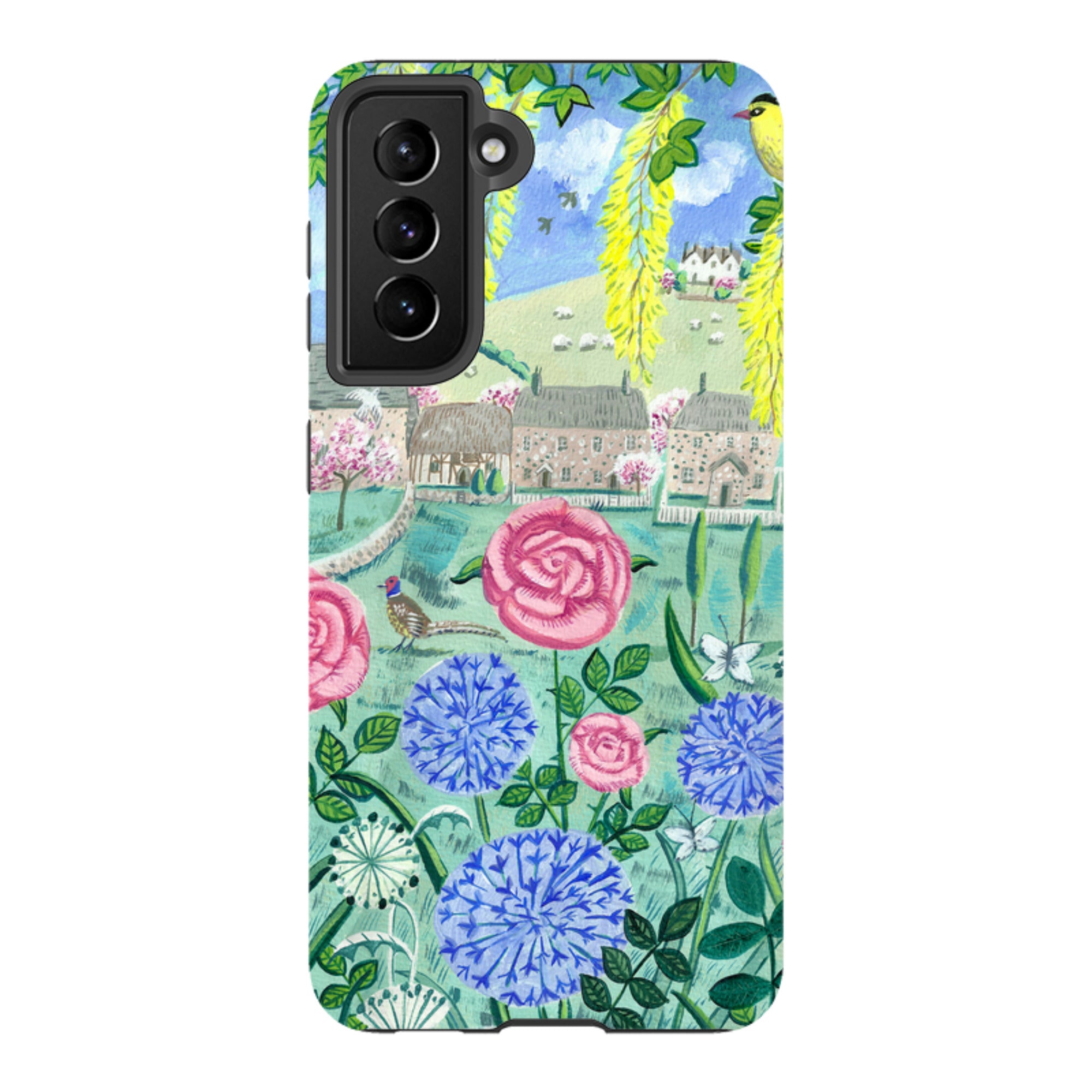 Samsung Tough Case - Village Floral By Mary Stubberfield
