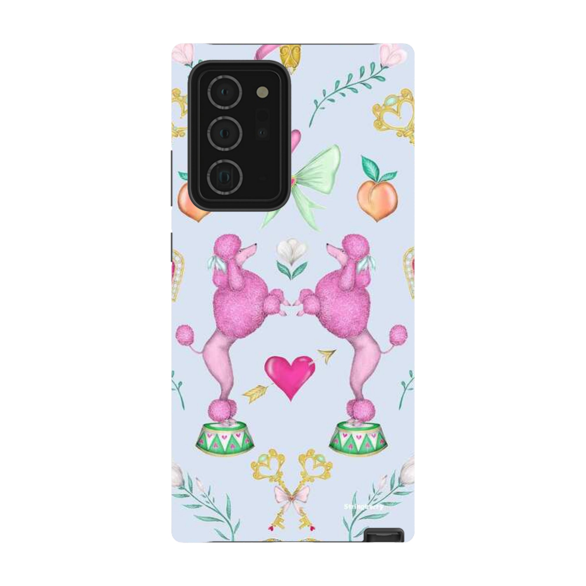 Samsung Tough Case - Pink Poodle Parlour Powder By Catherine Rowe