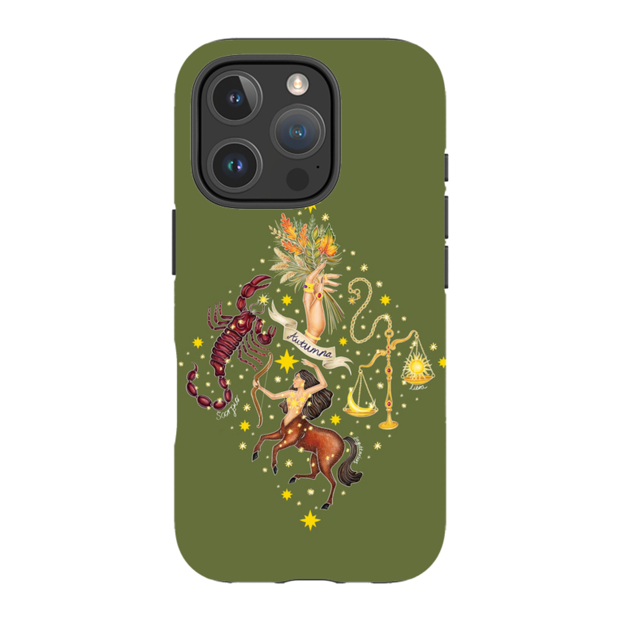 iPhone MagSafe Tough Case - Autumn Zodiac By Catherine Rowe