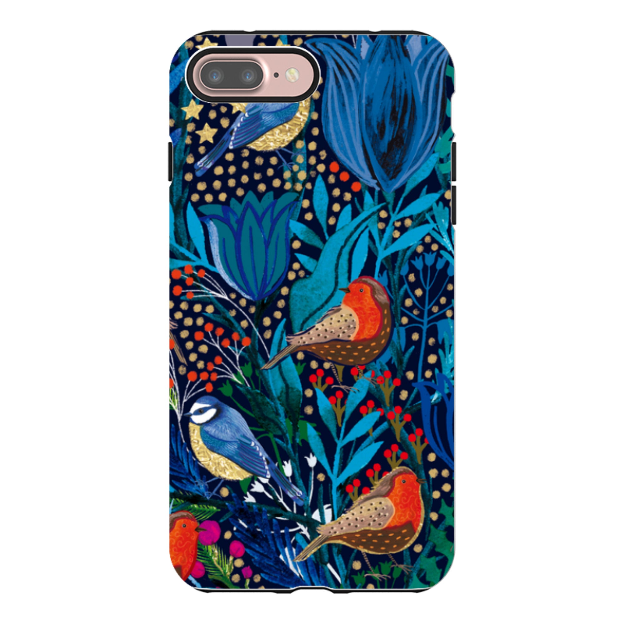 iPhone Tough Case - Xmas Robin IV By Emma Frances Grant