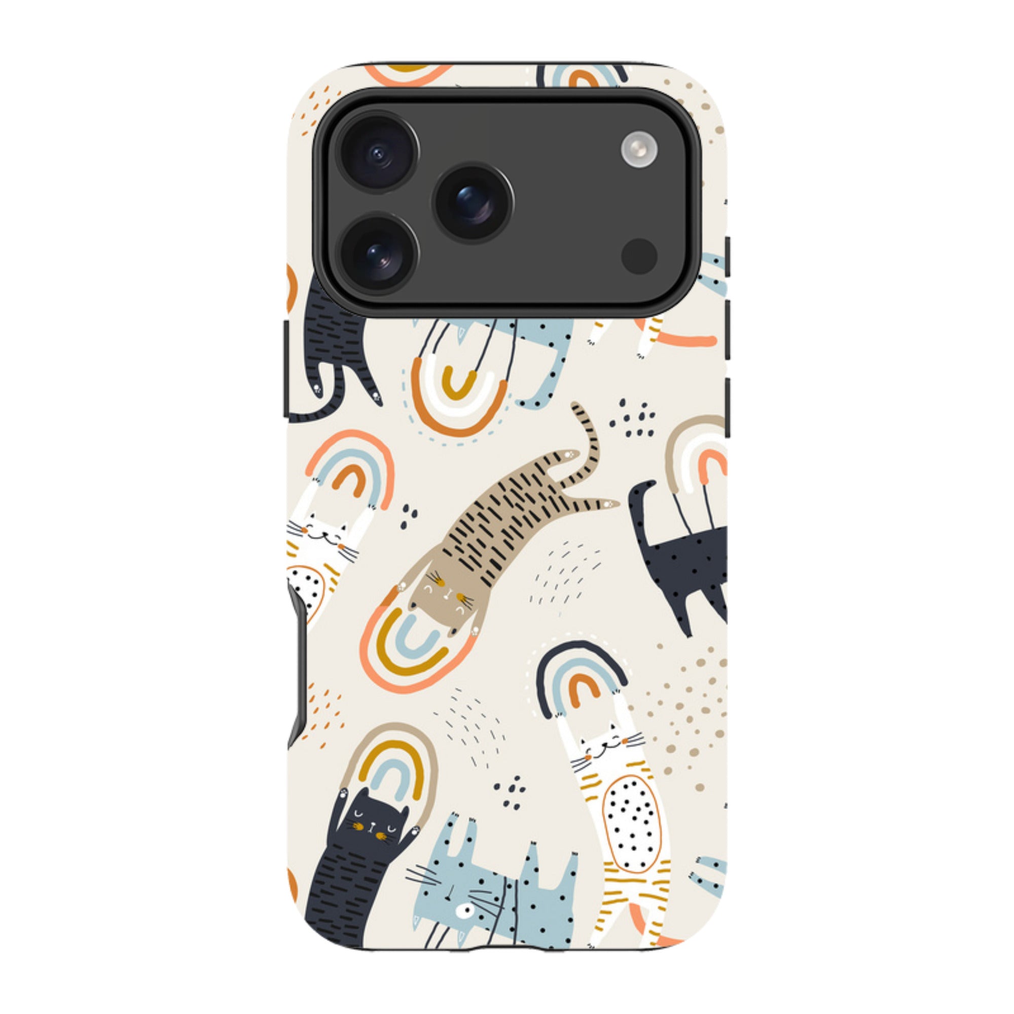 iPhone Tough Case - Rainbow Cats