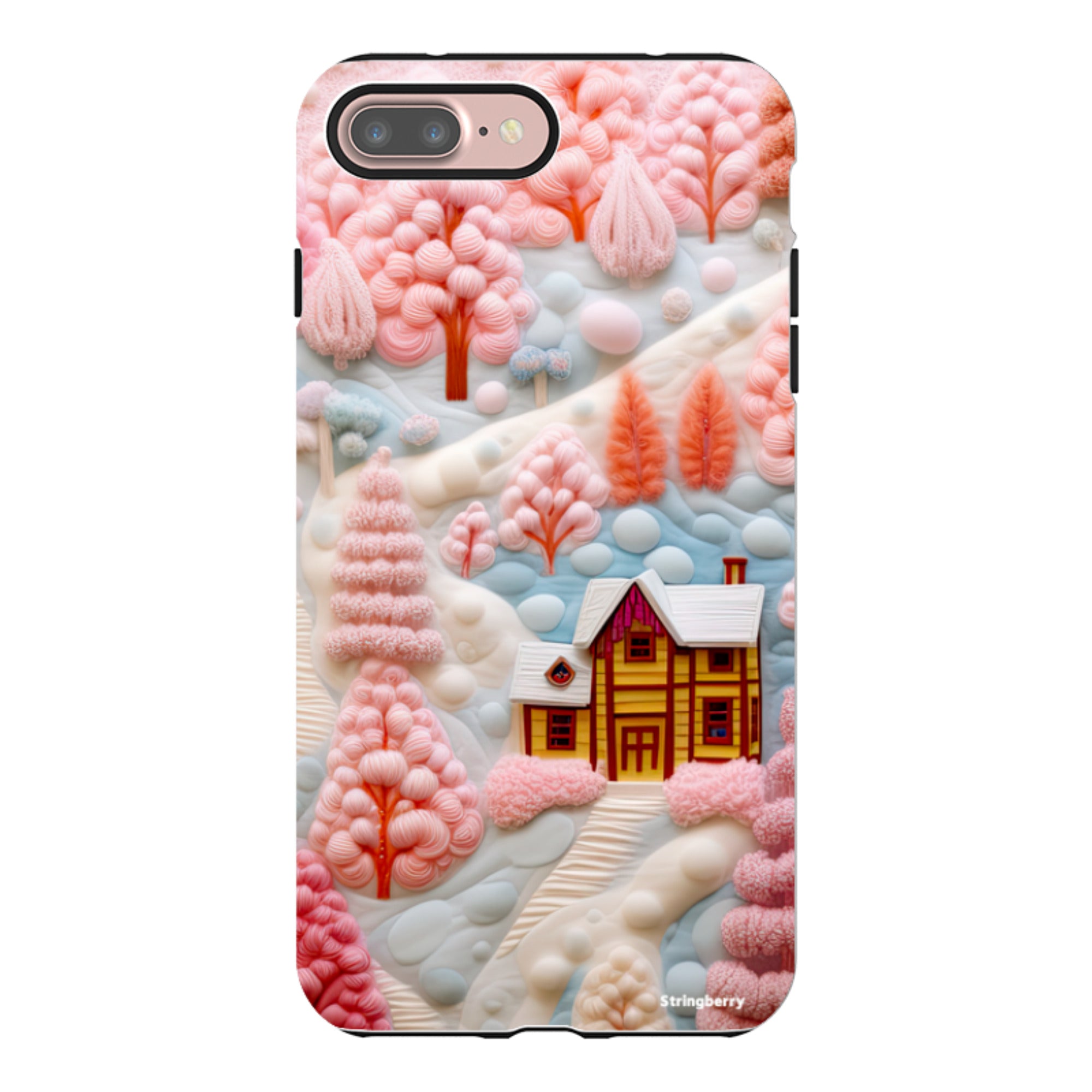 iPhone Tough Case - Embroidery Christmas