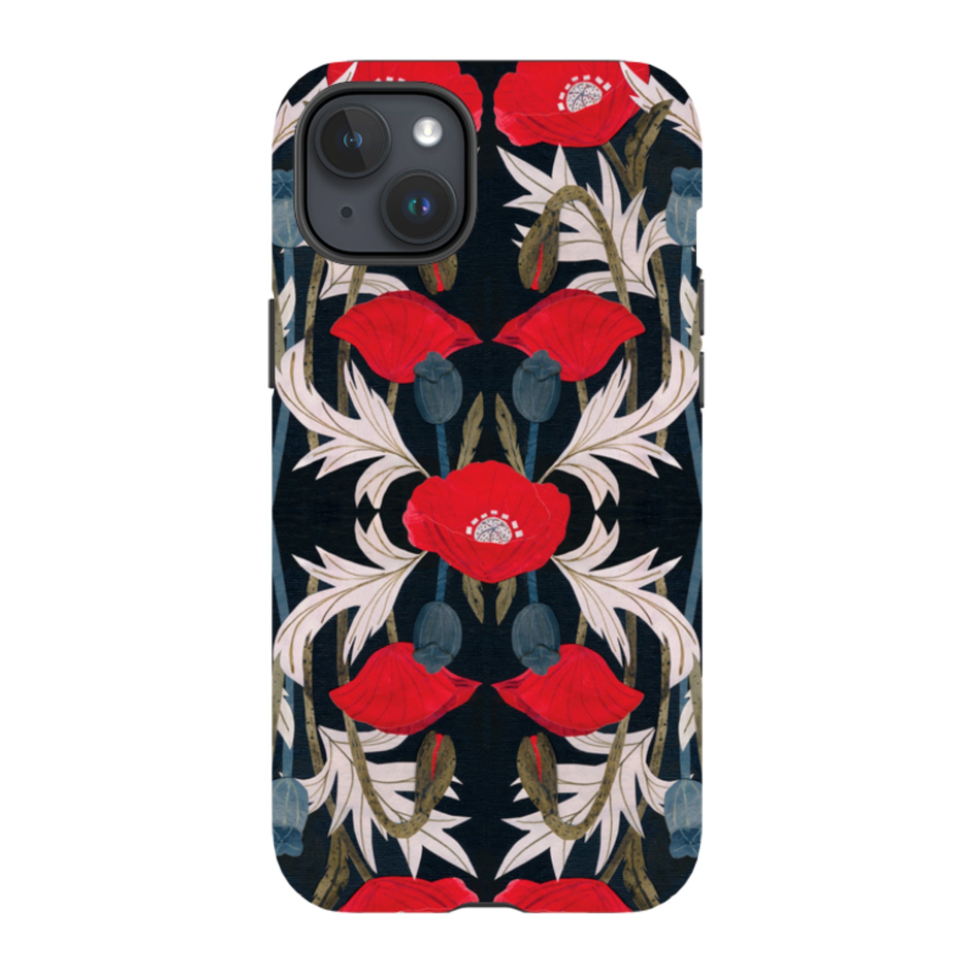 iPhone Tough Case - Poppy By Tracey English