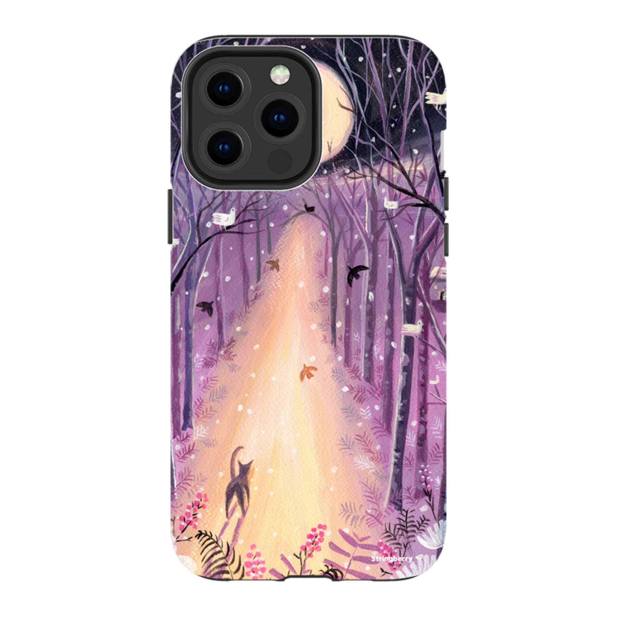 iPhone MagSafe Tough Case - Forest Cat By Mary Stubberfield