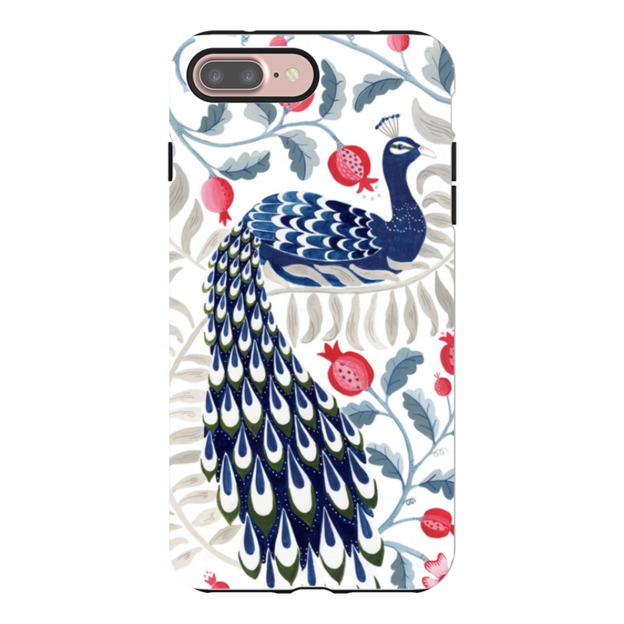 iPhone Tough Case - Peacock By Bex Parkin