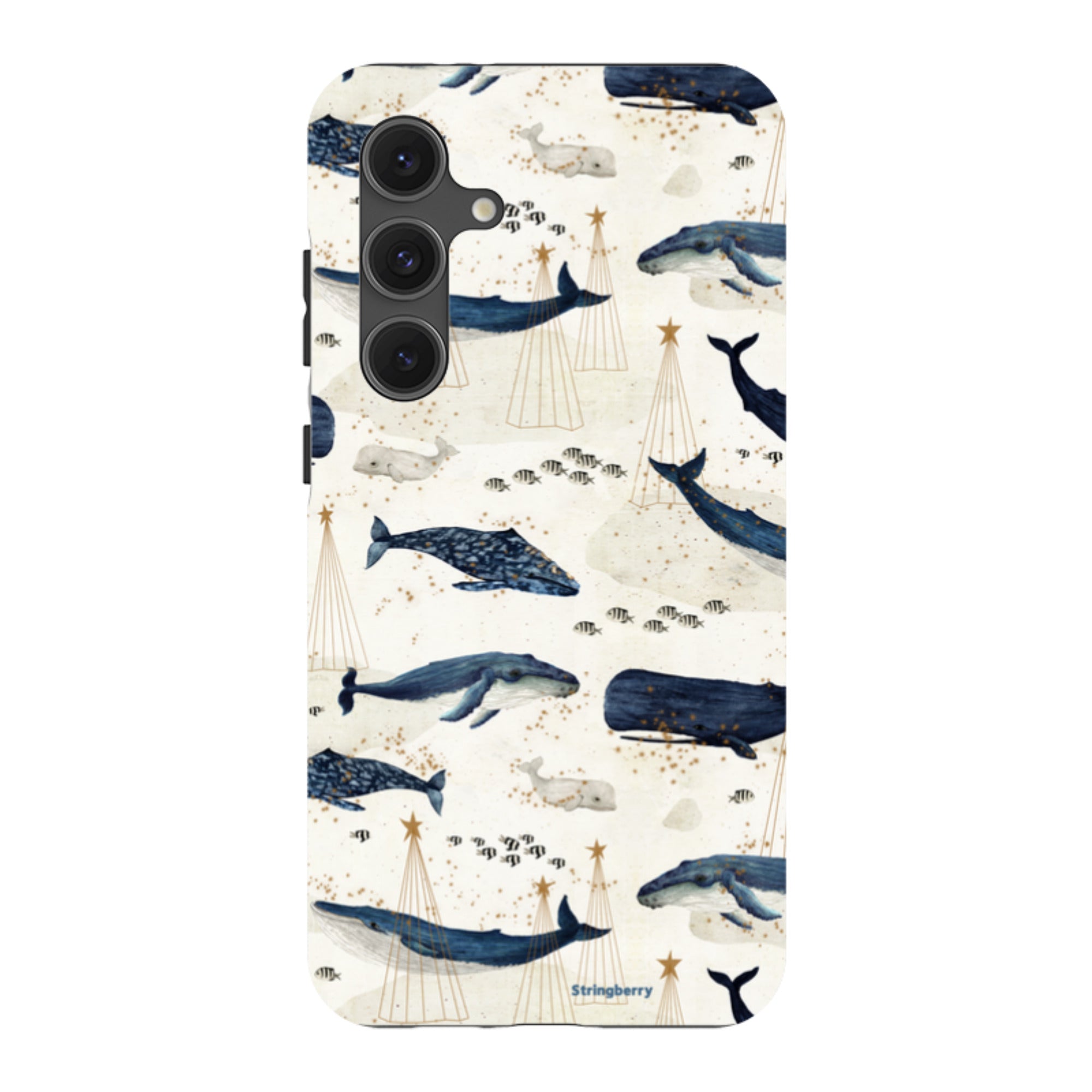 Samsung Tough Case - Christmas Whale III By Katherine Quinn