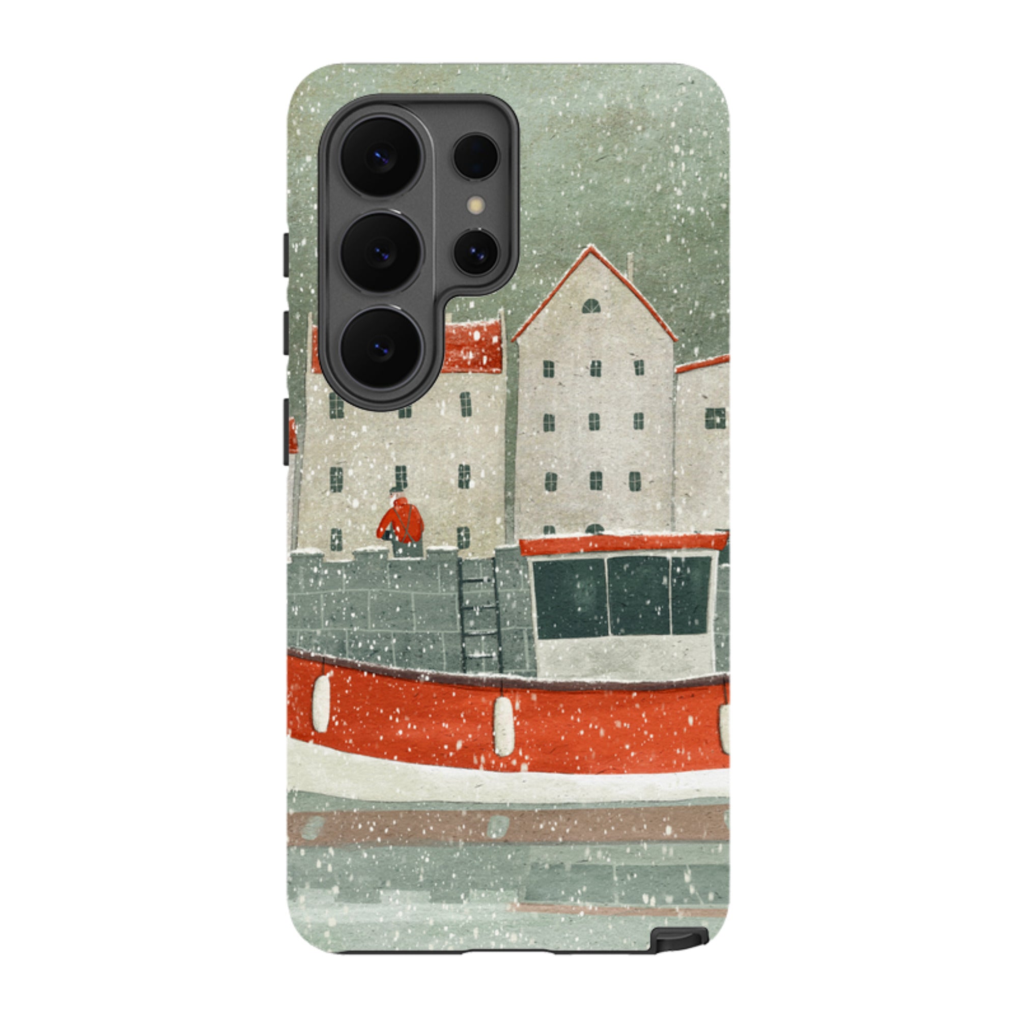 Samsung Tough Case - Christmas Harbour By Maja Lindberg