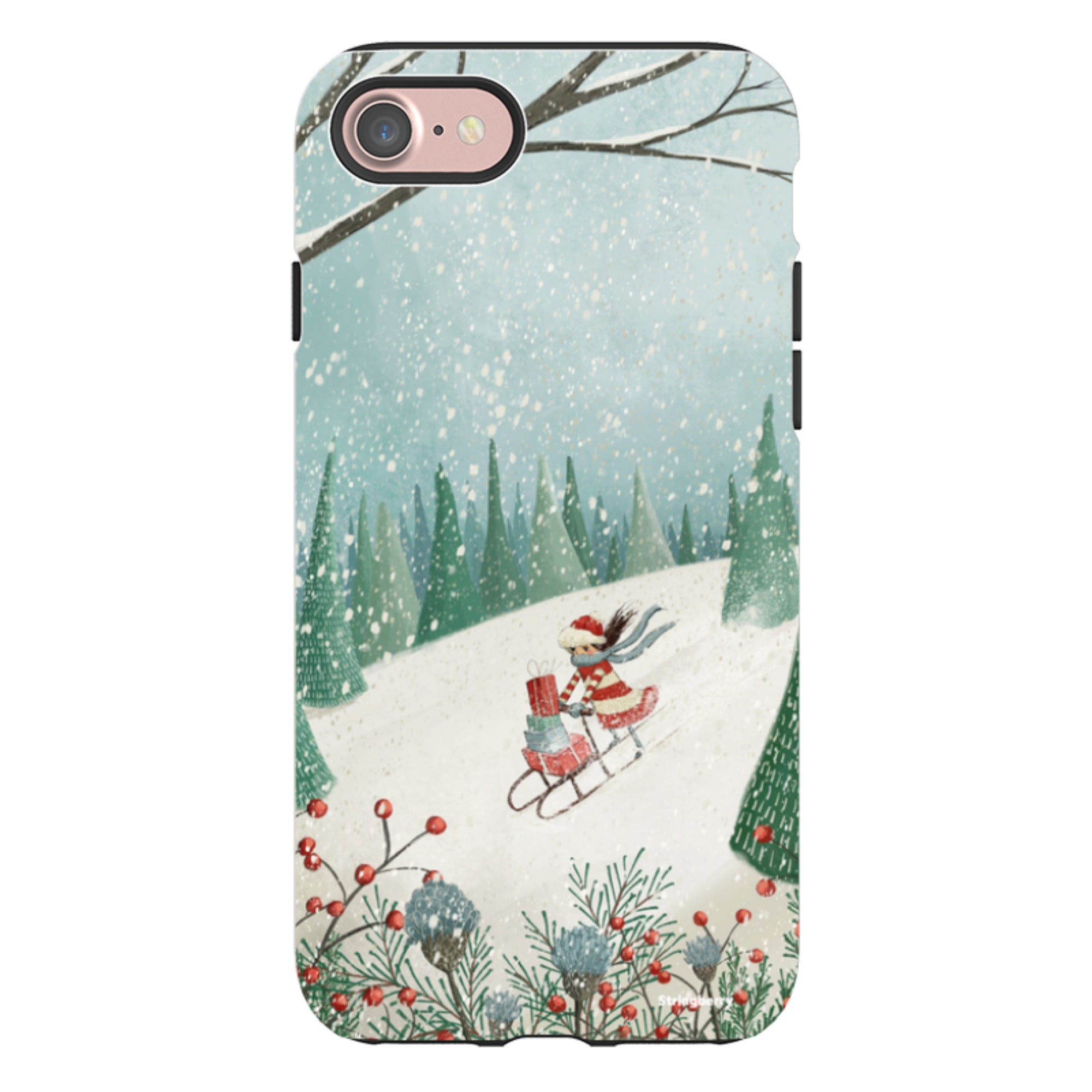 iPhone Tough Case - Sleigh Delivery By Maja Lindberg