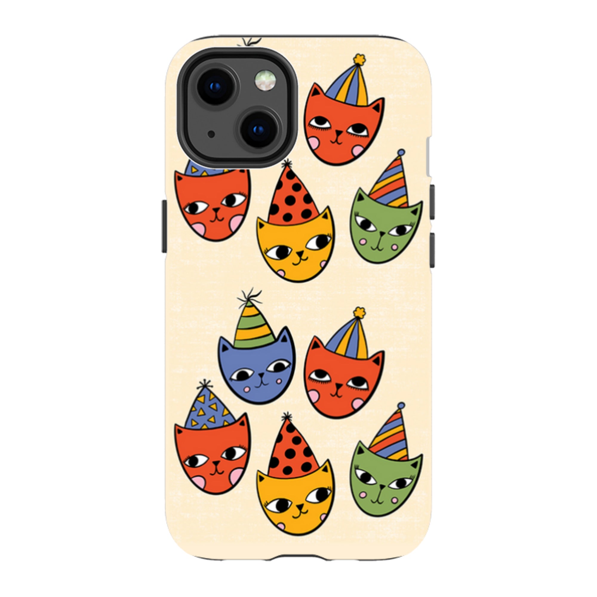 iPhone Tough Case - Happy Cats By Suzy Taylor