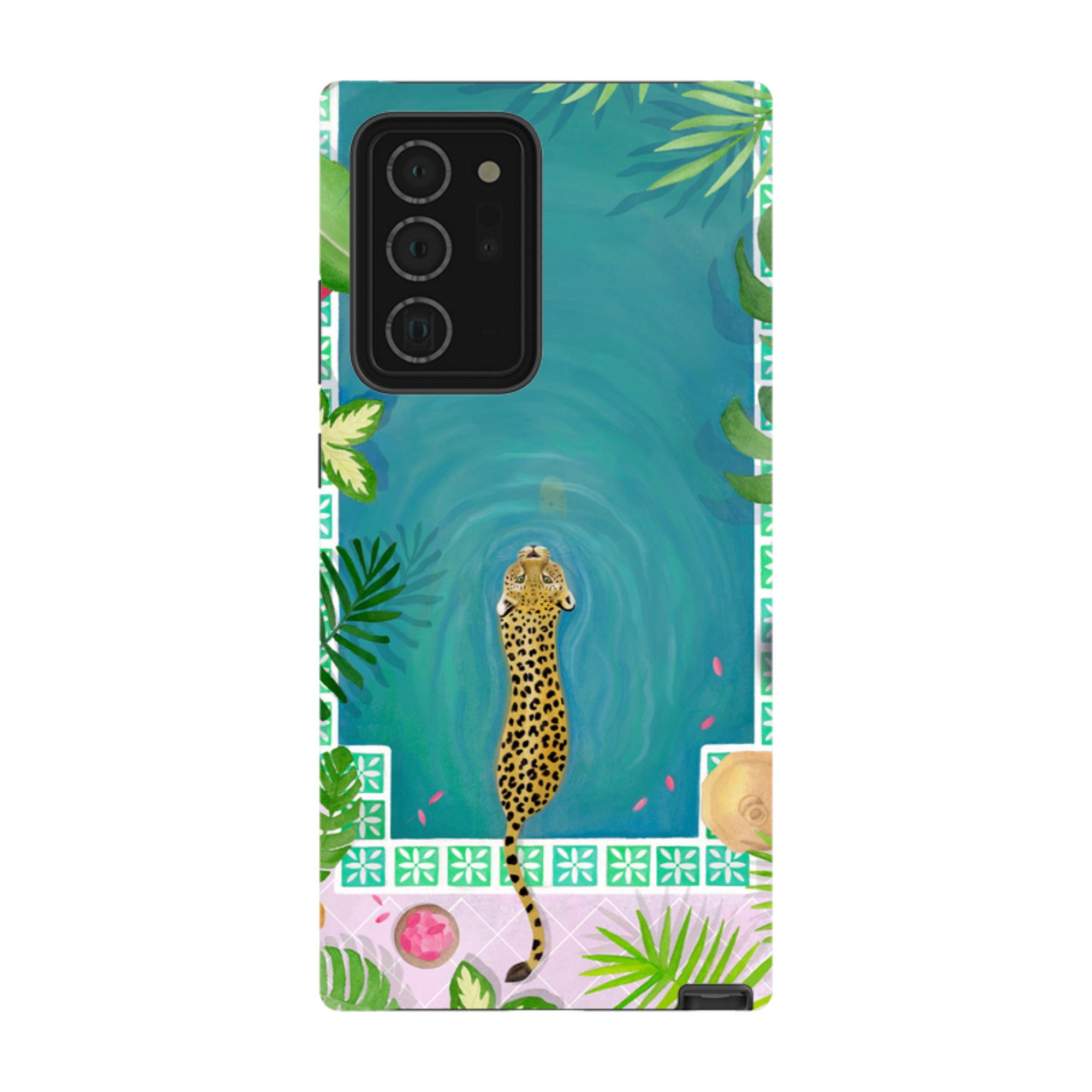 Samsung Tough Case - Morocco Pool Leopard By Bex Parkin