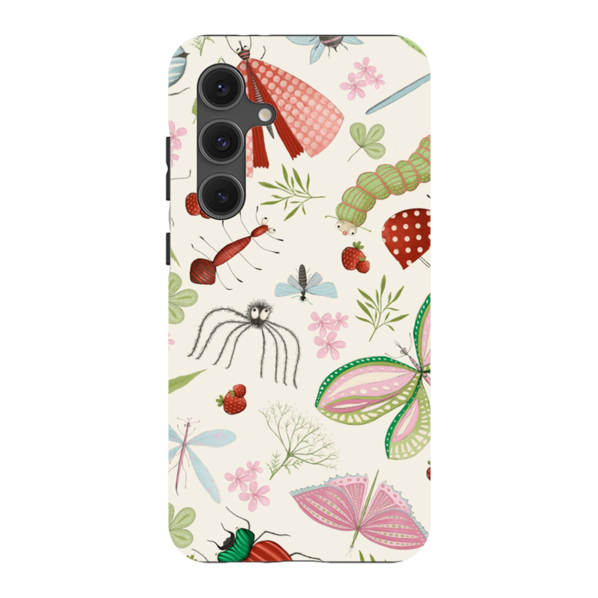 Samsung Tough Case - Insects Pattern By Maja Lindberg
