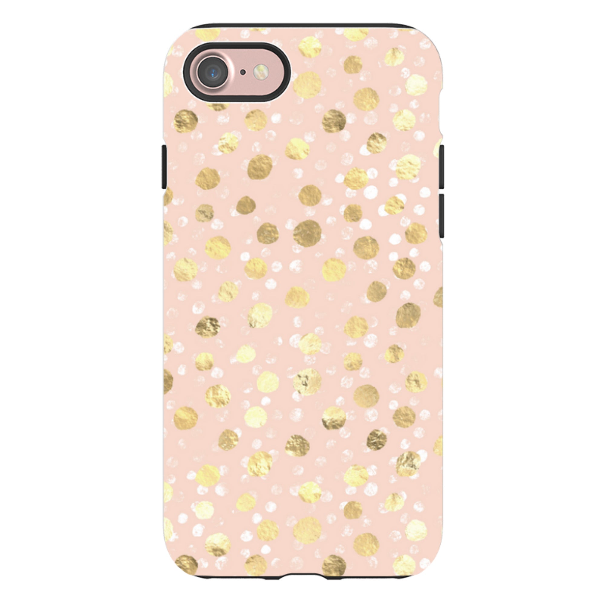 iPhone Tough Case - Marble Dots II (case does not glitter)