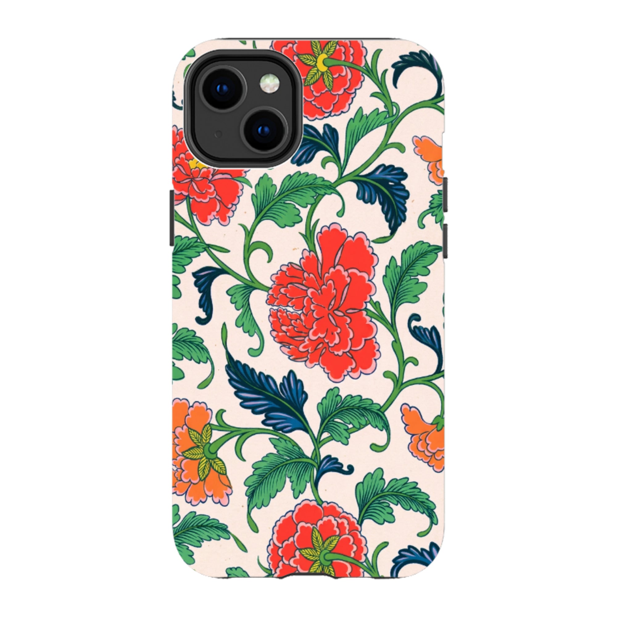 iPhone Tough Case - Vintage Peony Floral