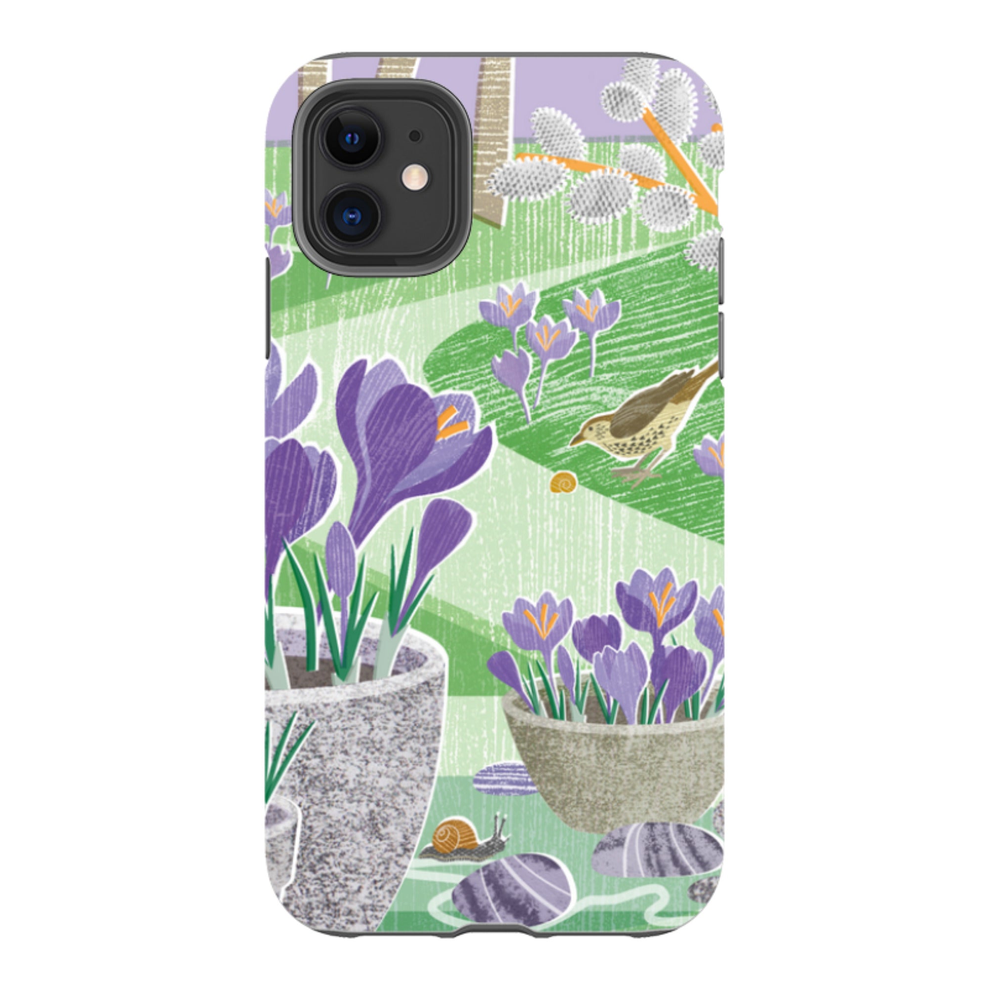 iPhone Tough Case - Crocus By Liane Payne