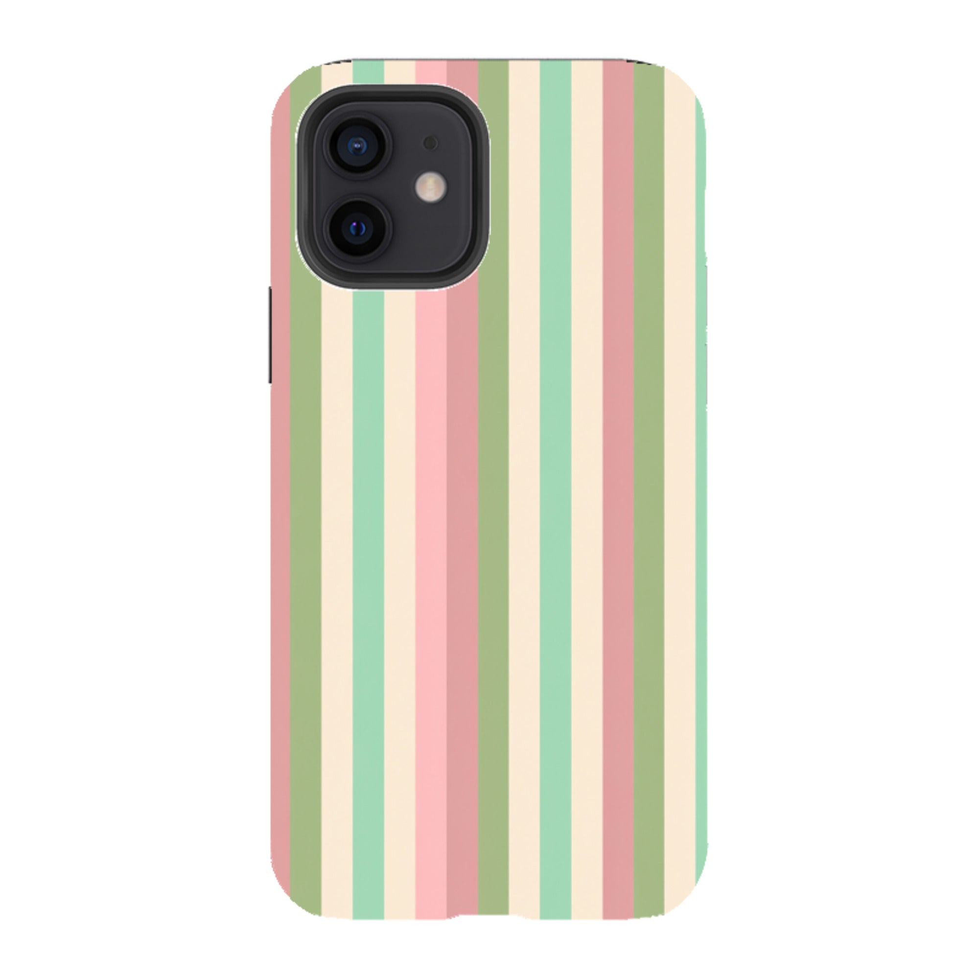 iPhone Tough Case - Pastel Stripe