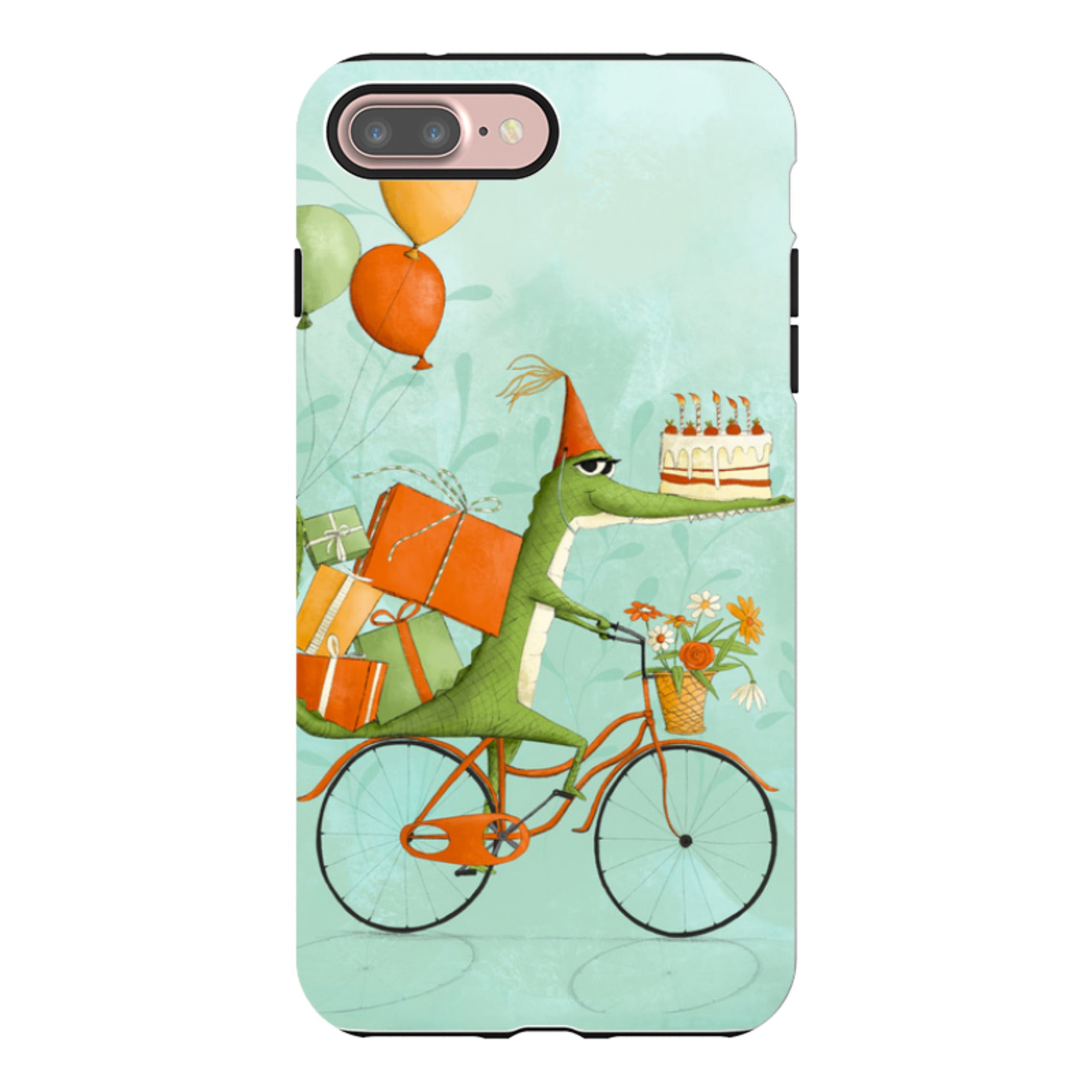 iPhone Tough Case - Happy Croc By Maja Lindberg