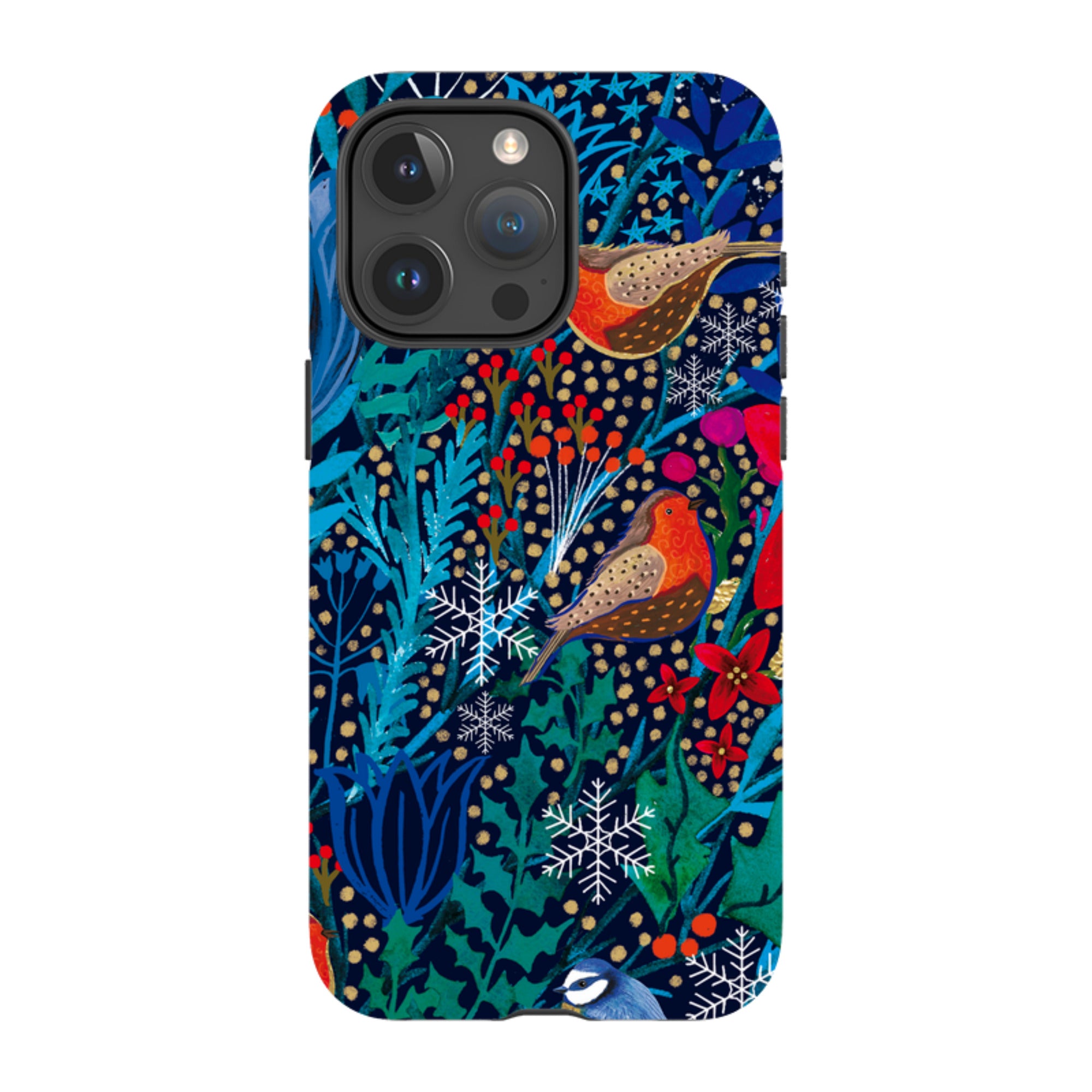 iPhone Tough Case - Xmas Robin III By Emma Frances Grant