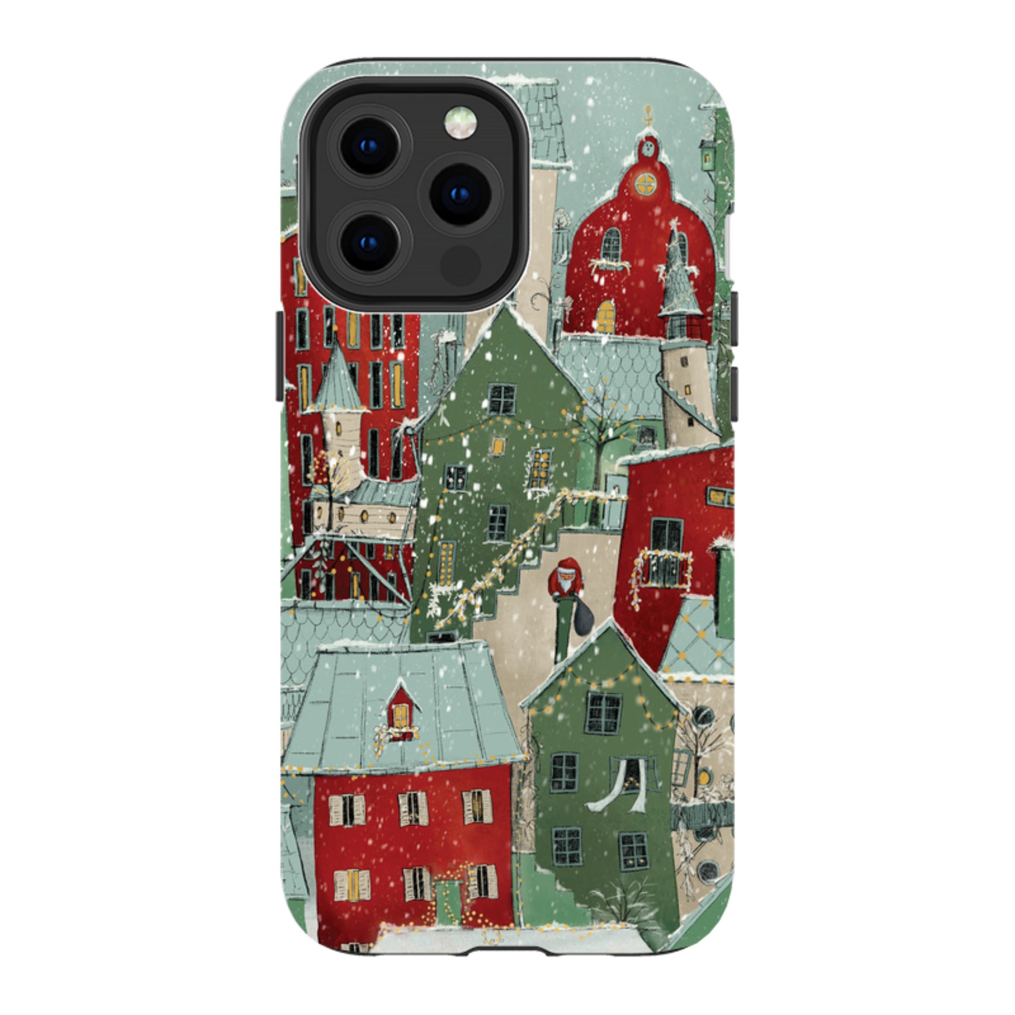 iPhone Tough Case - Citywinkles Red By Maja Lindberg