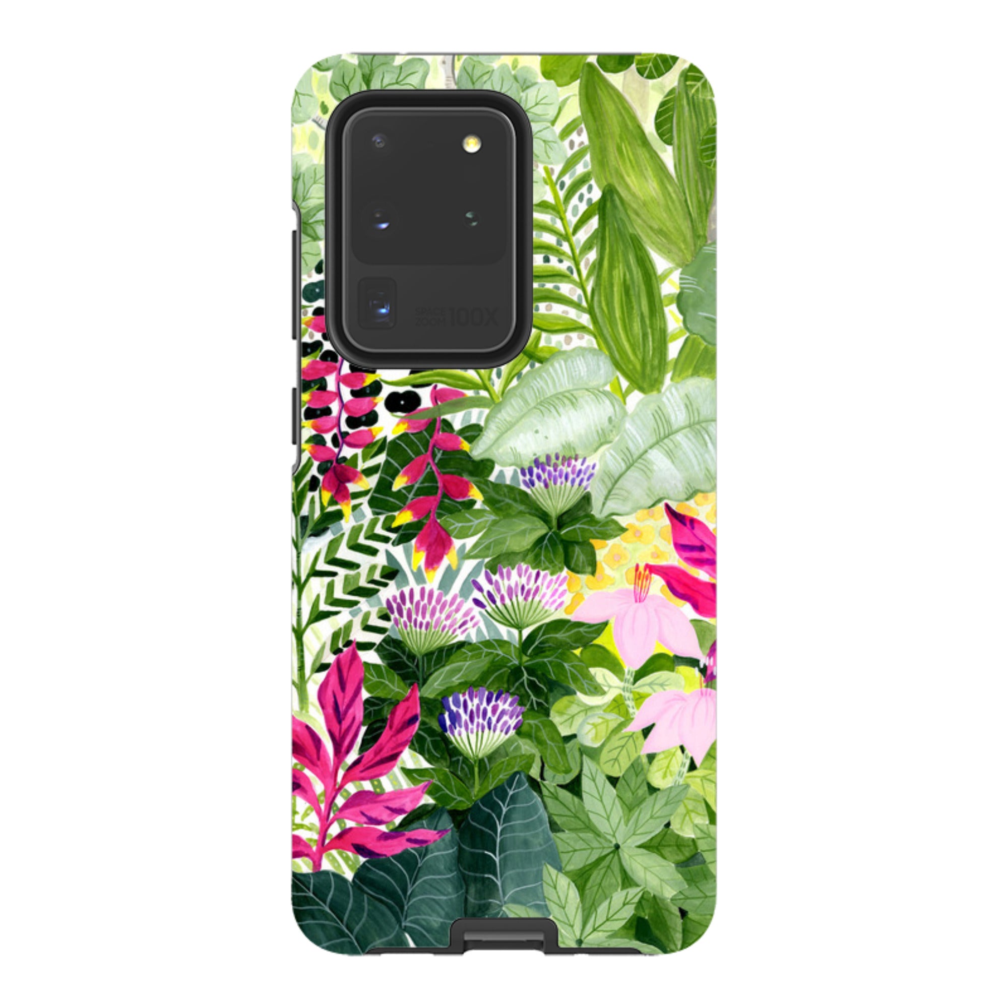 Samsung Tough Case - Pink Botanical By Bex Parkin