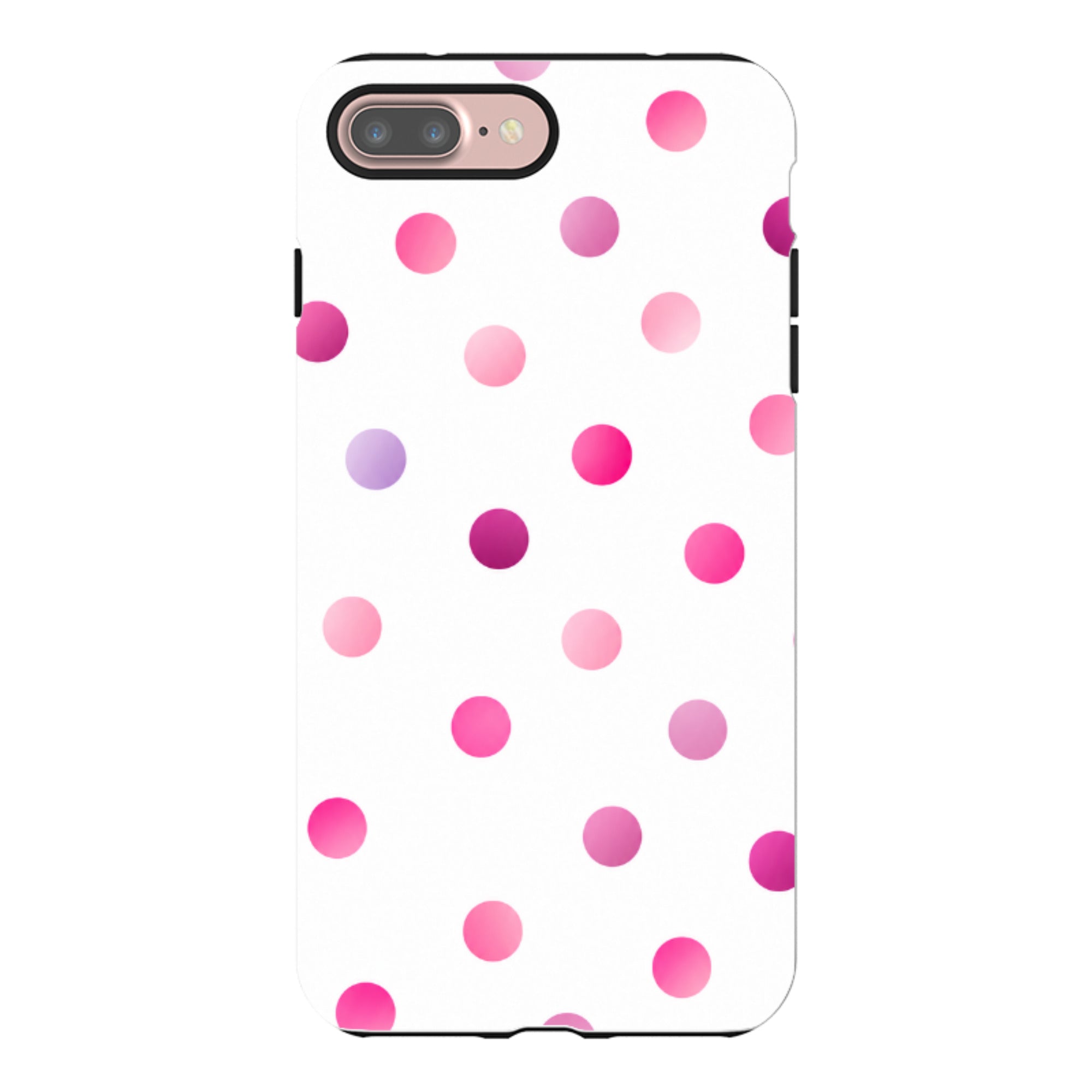 iPhone Tough Case - Pink Polka Dot
