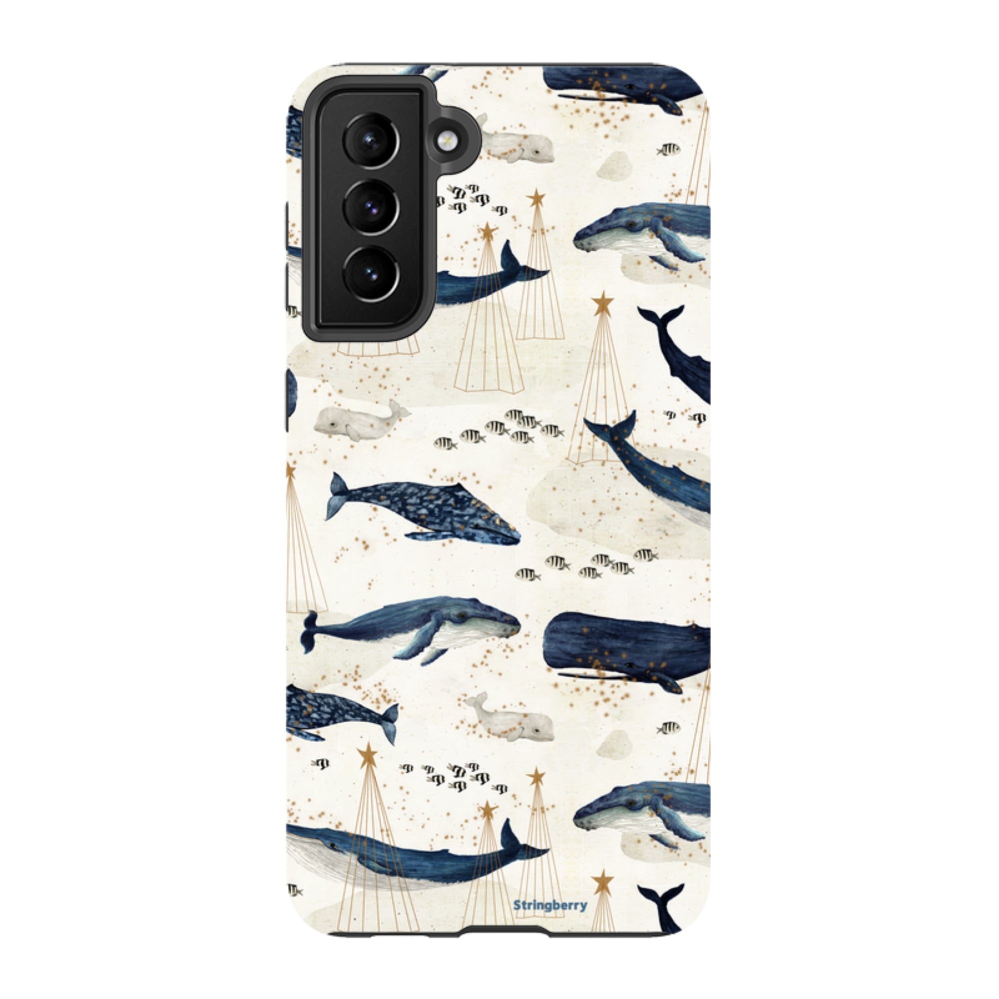 Samsung Tough Case - Christmas Whale III By Katherine Quinn