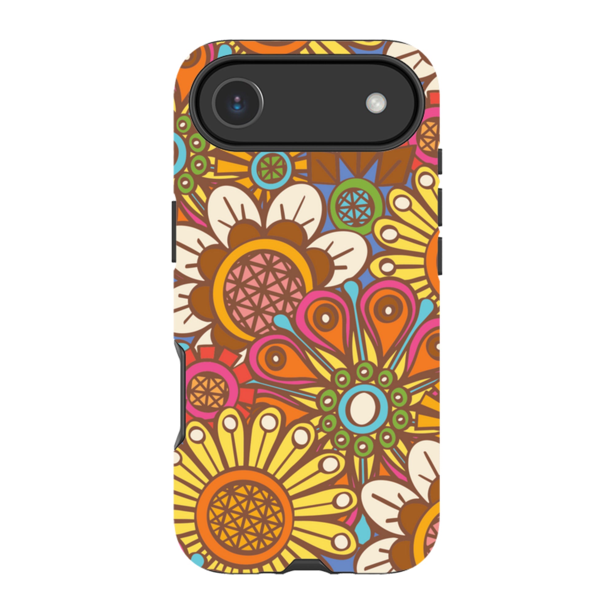 iPhone MagSafe Tough Case - Retro Posy Brights By Amelia Bowman