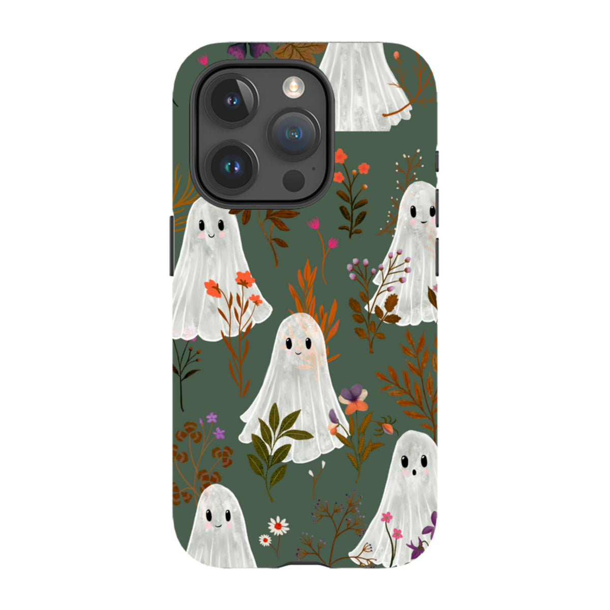 iPhone Tough Case - Ghost in the Garden - Pine By Katherine Quinn