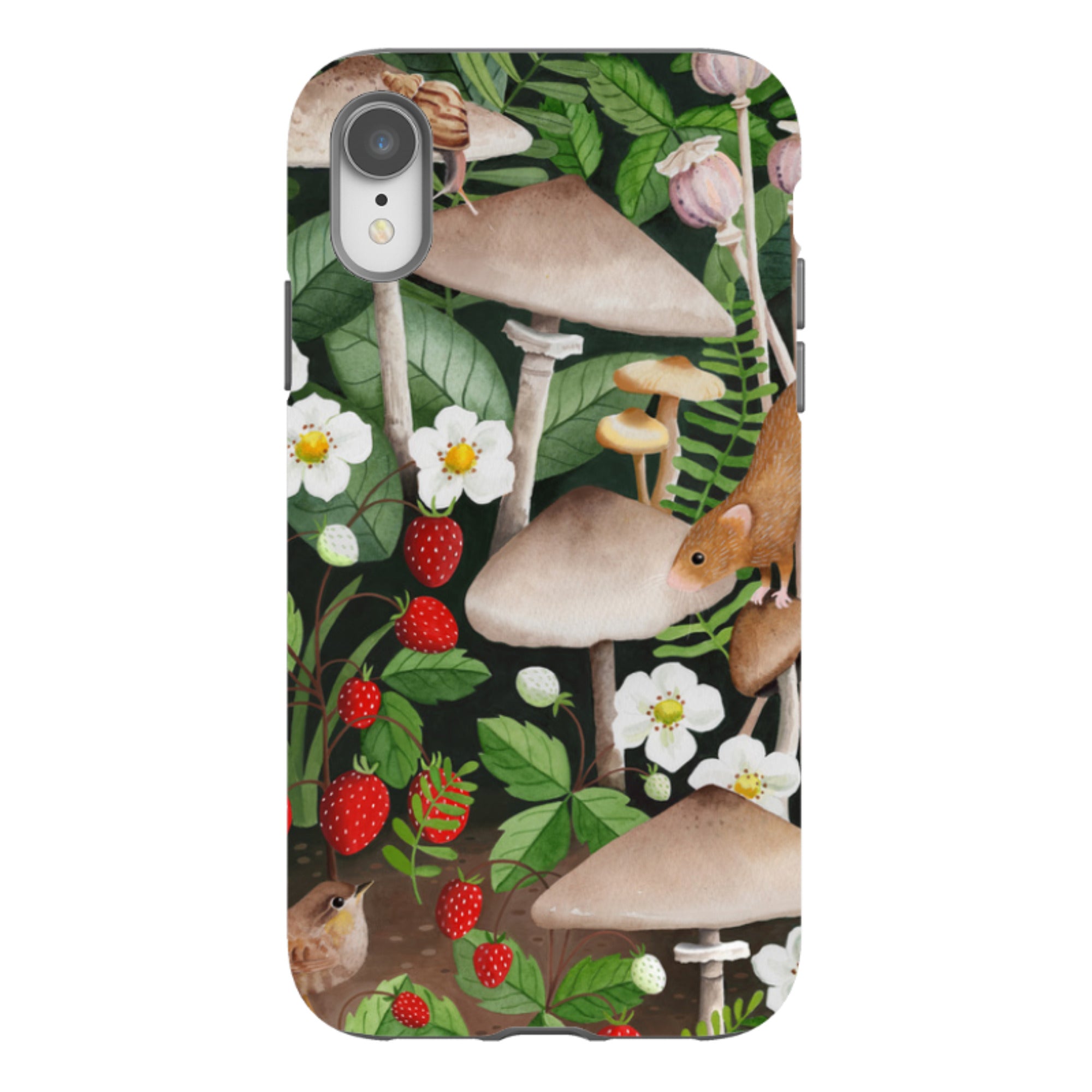 iPhone Tough Case - Strawberry Patch By Bex Parkin
