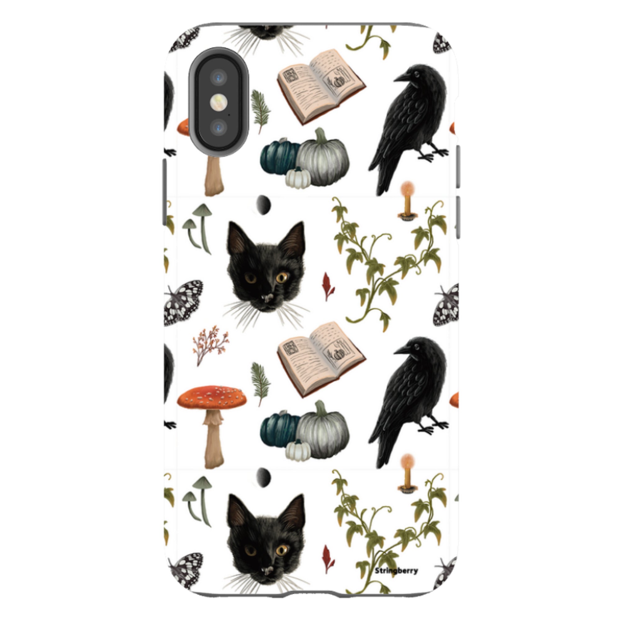 iPhone Tough Case - Halloween Pattern II By Anna Stead