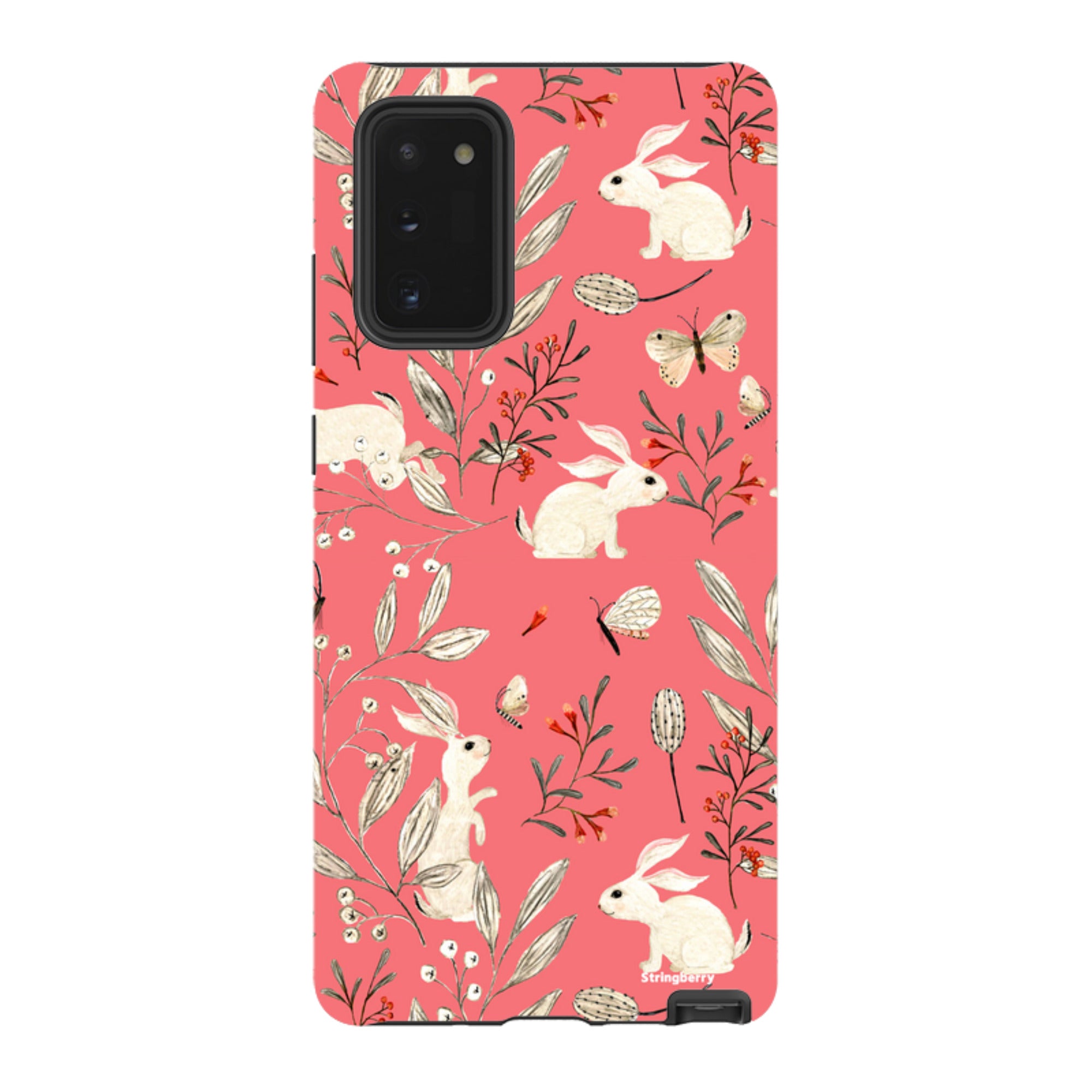 Samsung Tough Case - Bunnies Raspberries By Katherine Quinn