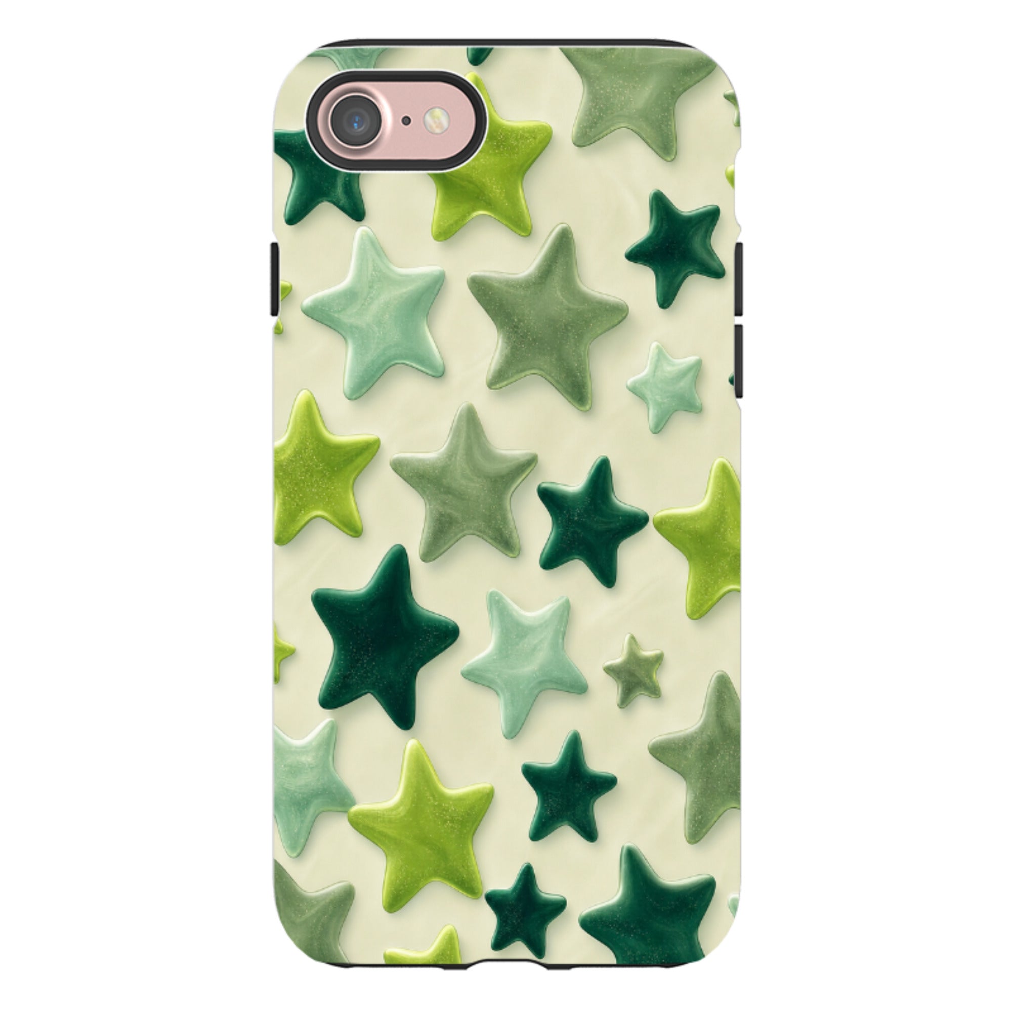iPhone Tough Case - Sage Green Star