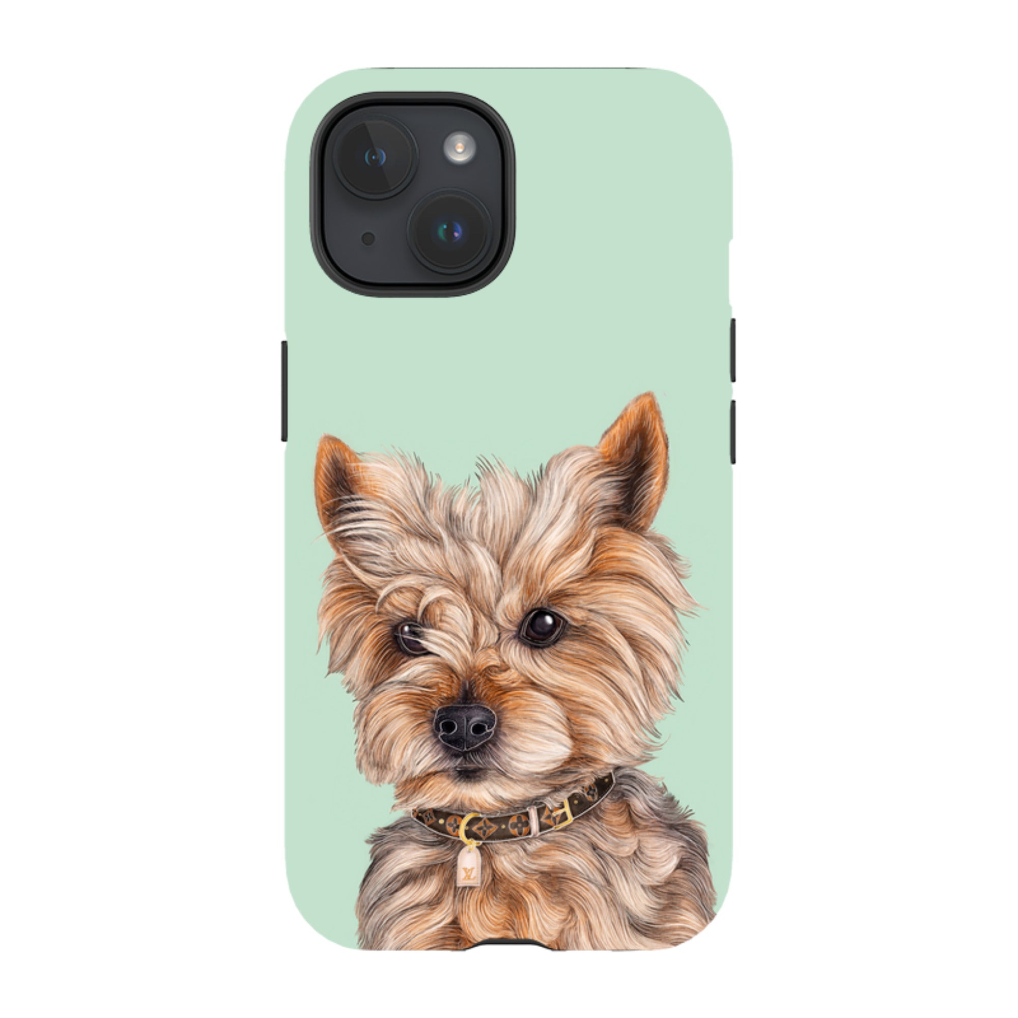 iPhone MagSafe Tough Case - Yorkie By Catherine Rowe