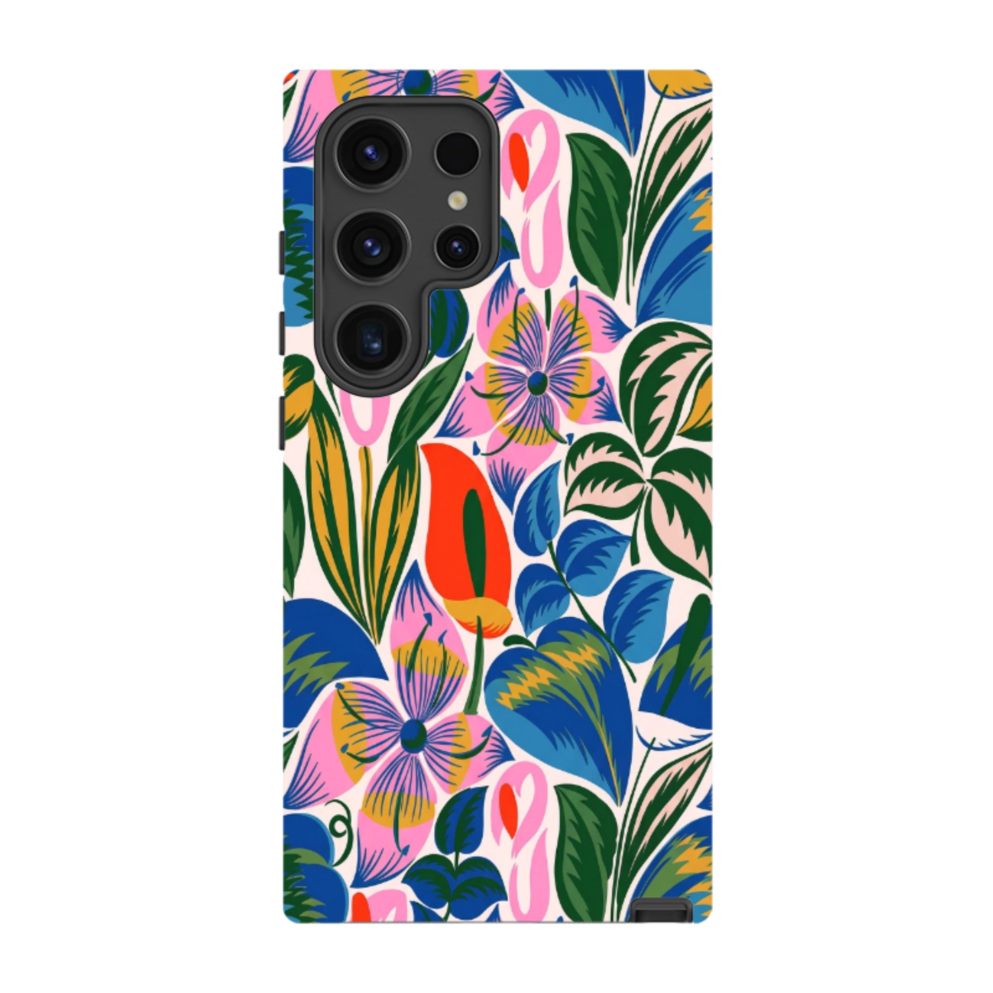 Samsung Tough Case - Retro Tropical Floral