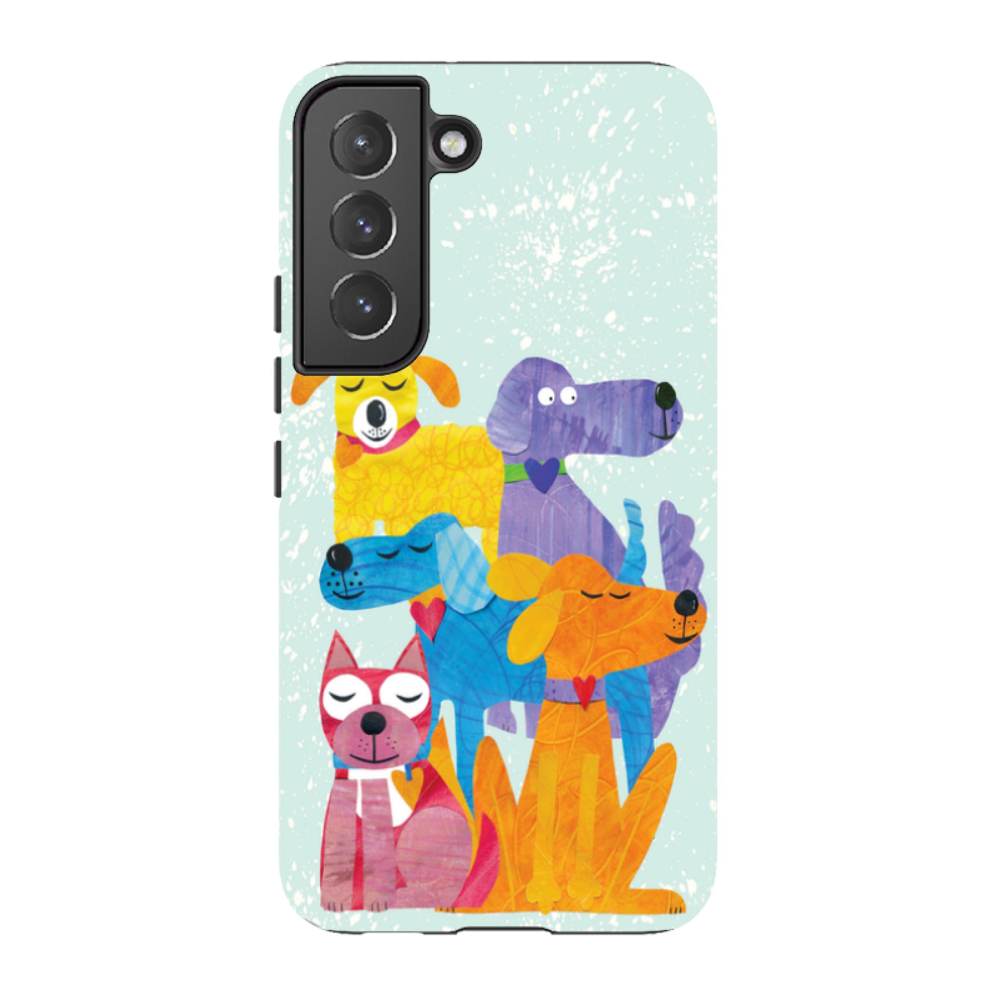 Samsung Tough Case - Patch Work Pups By Tracey English