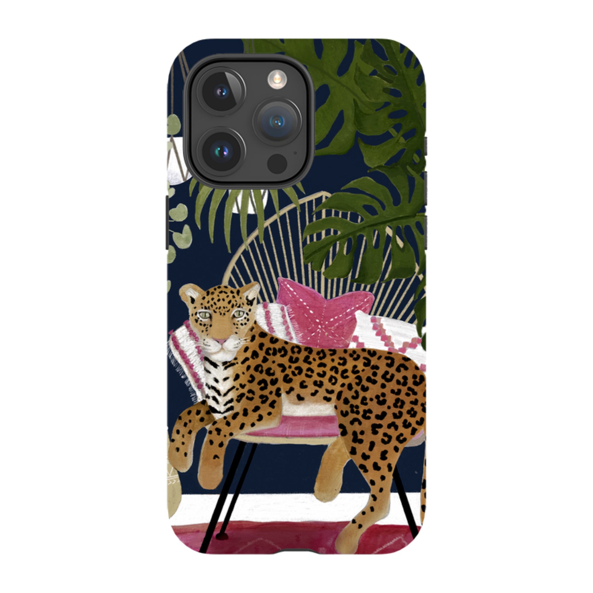 iPhone Tough Case - Boho Leopard By Bex Parkin