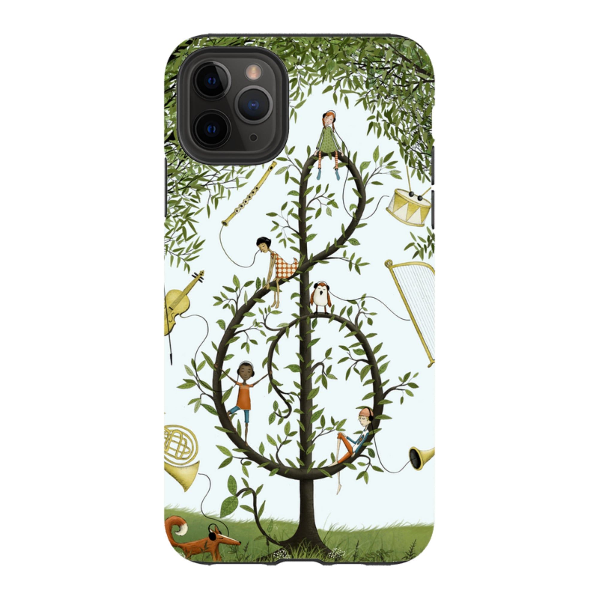 iPhone Tough Case - Music Tree By Maja Lindberg