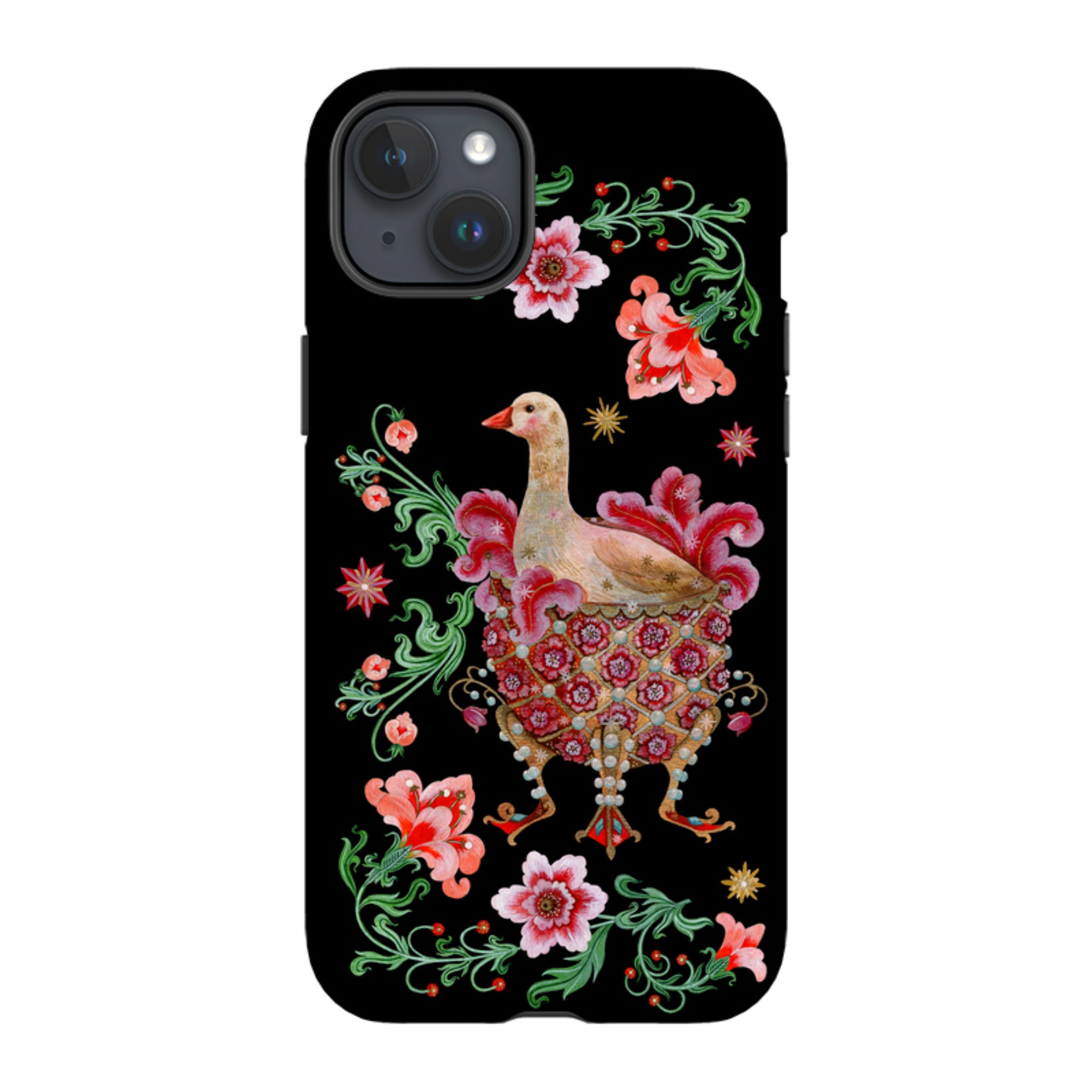 iPhone MagSafe Tough Case - Six Geese A Laying By Maria Matos