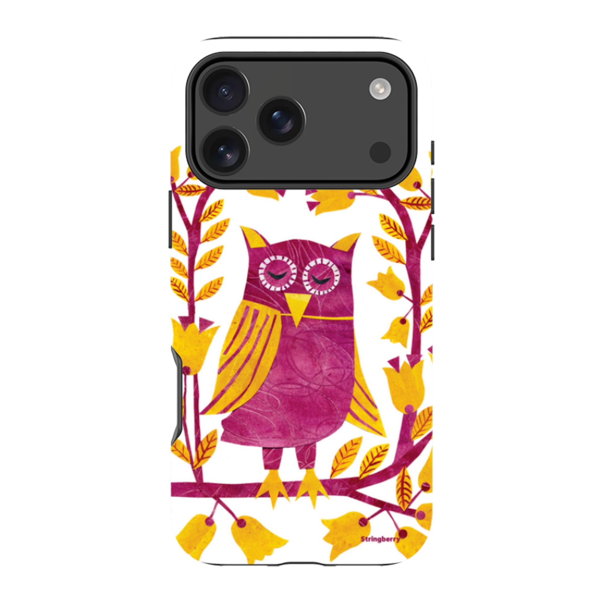 iPhone MagSafe Tough Case - Folk Owl By Tracey English