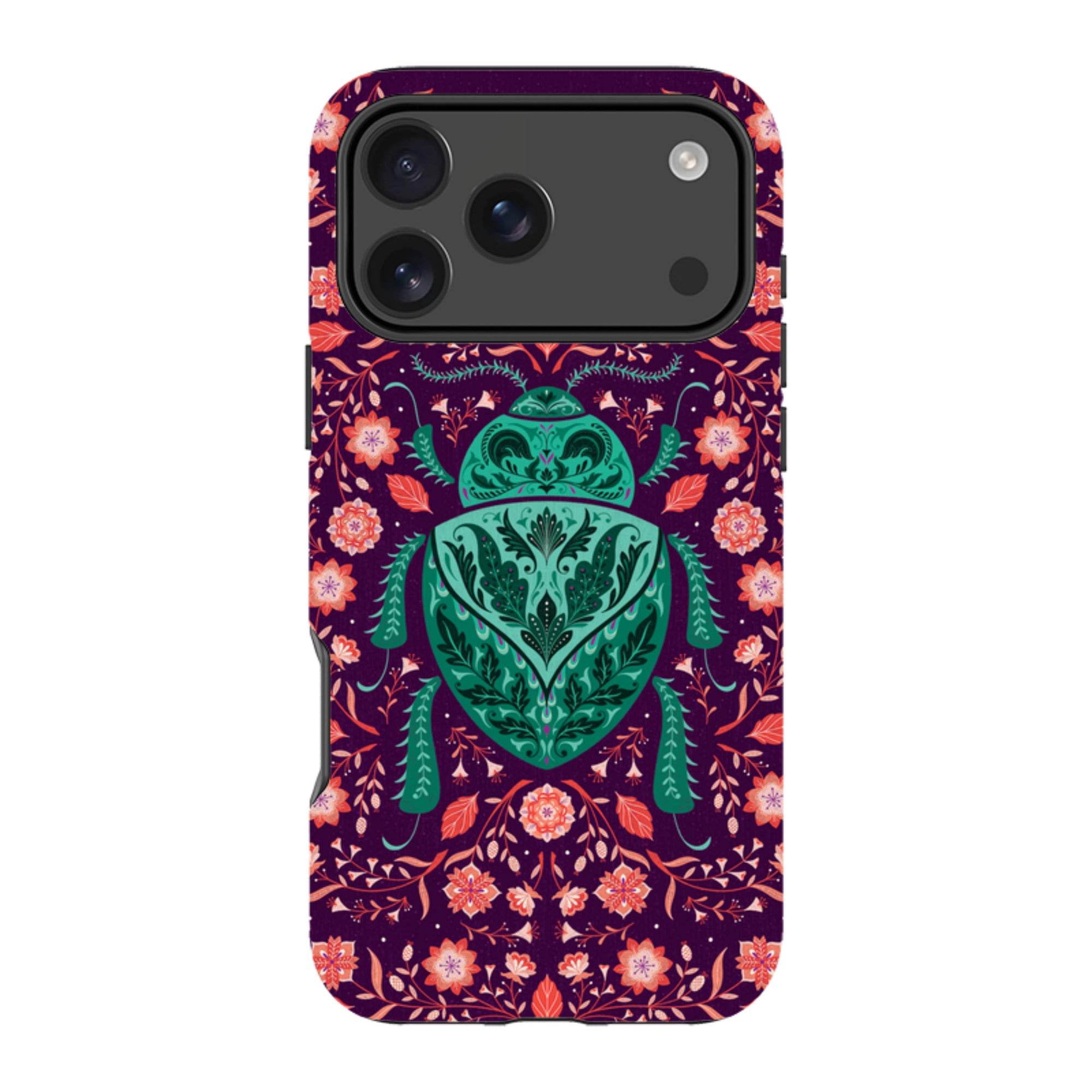 iPhone MagSafe Tough Case -  Beetle By Jenny Zemanek